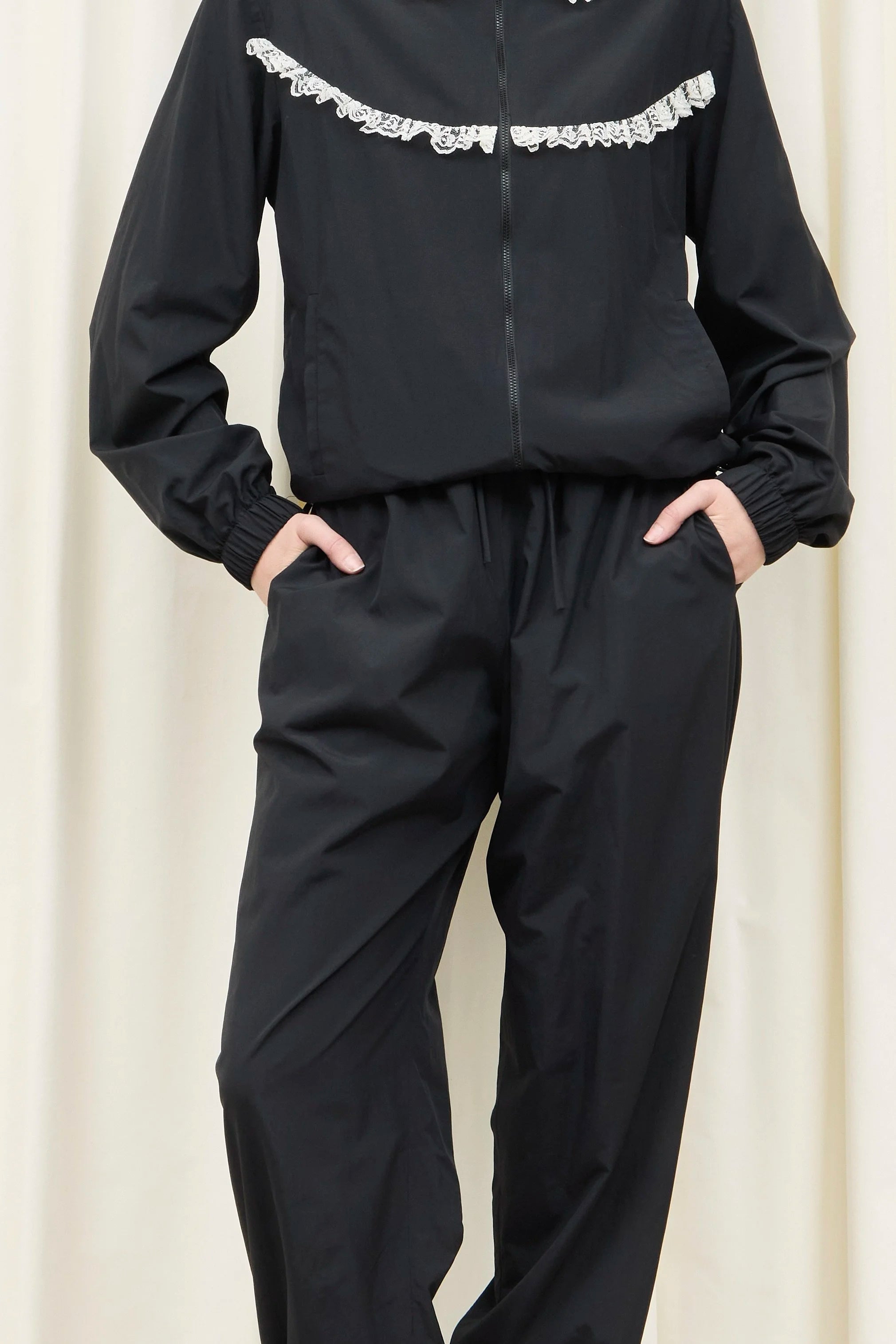 Kennedy Lace Trim Track Pant