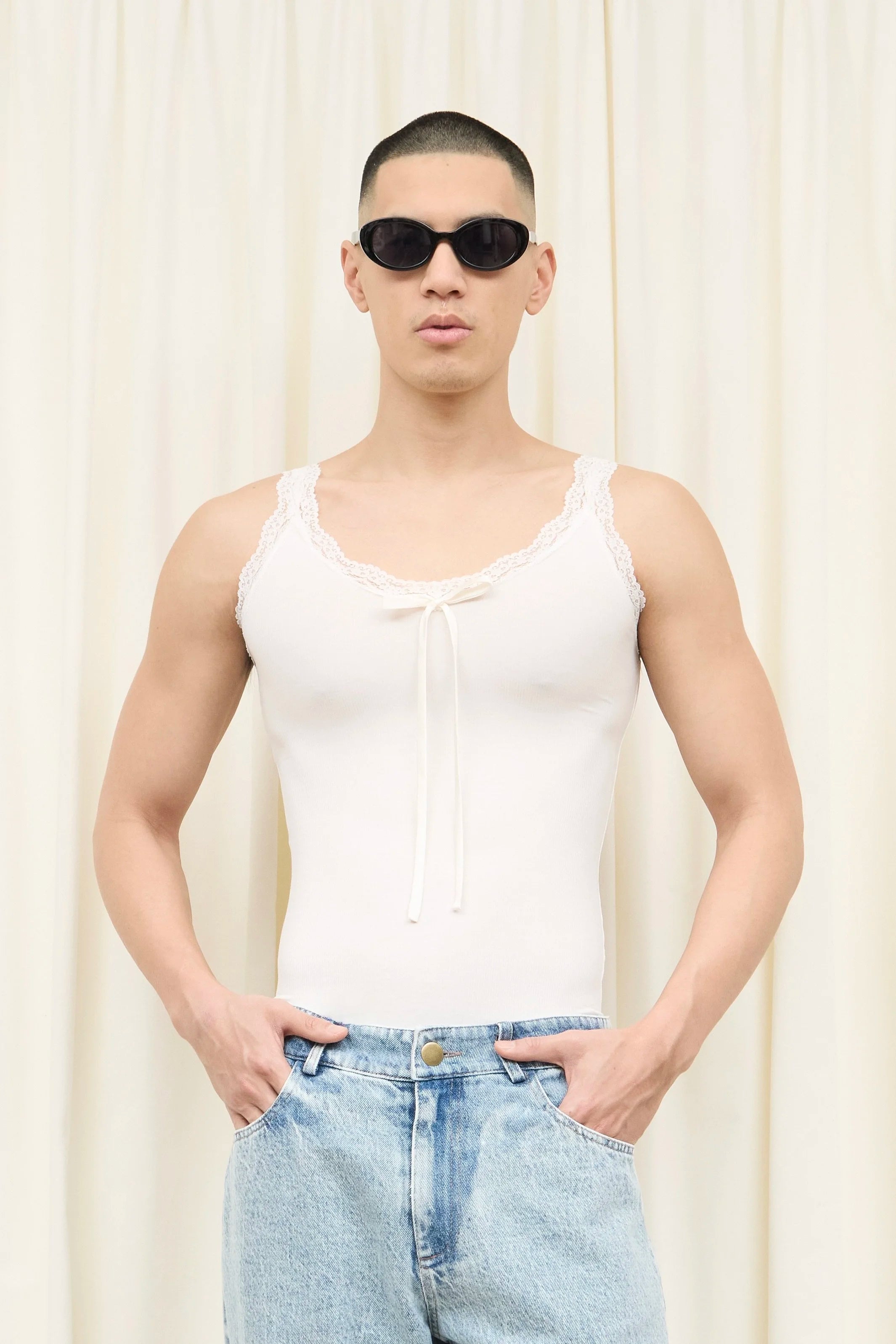 Flo Lace Trim Tank Top