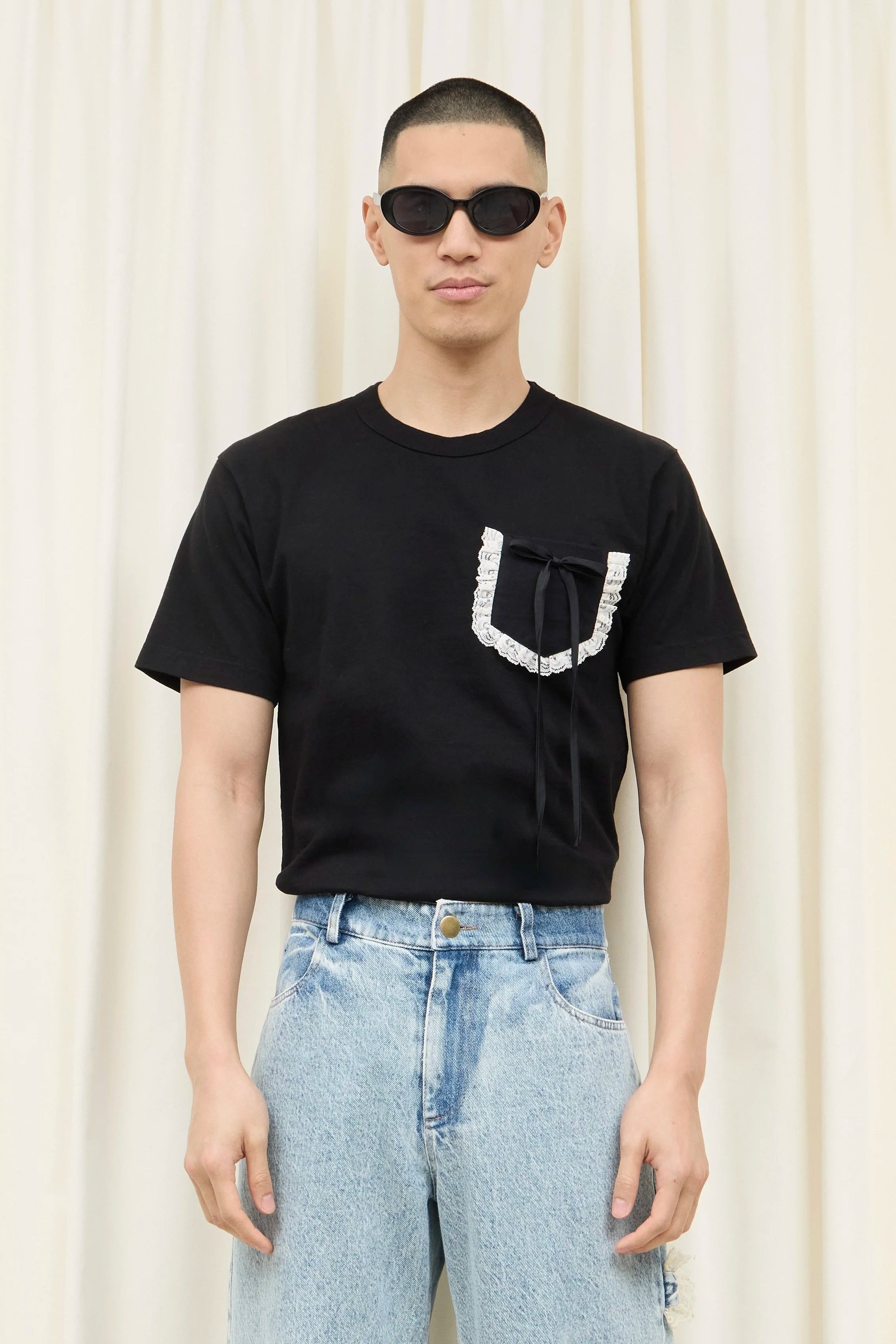 Stuart Lace Pocket Tee