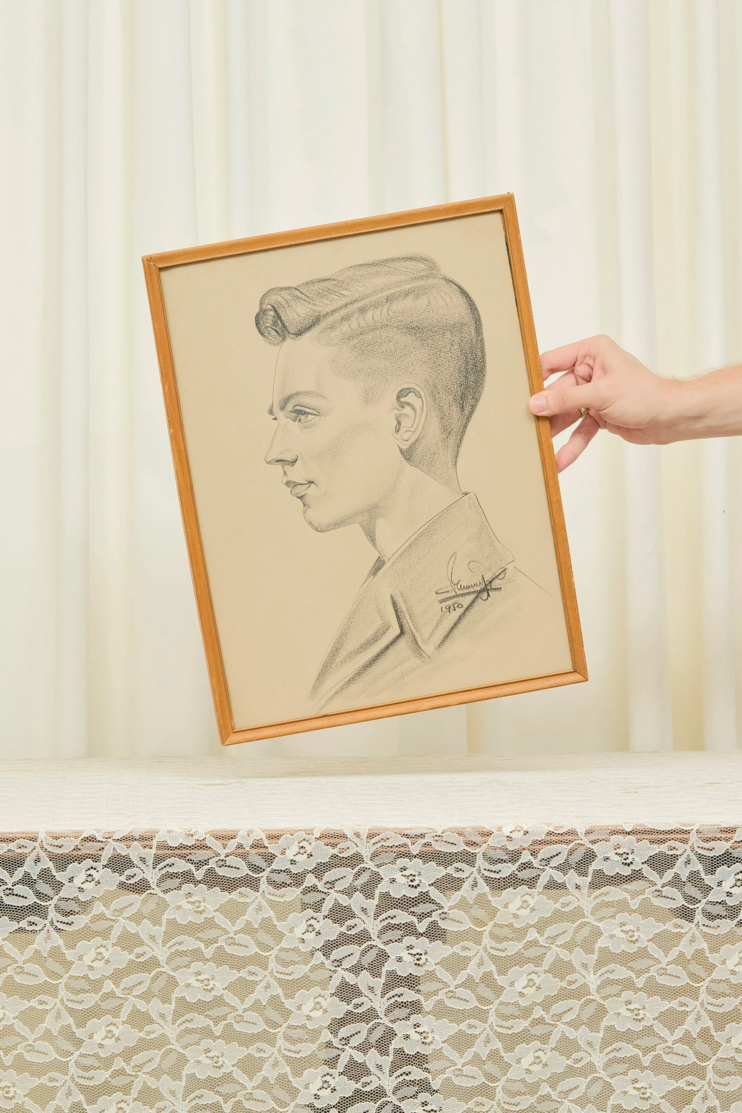 Vintage Sketch of a Boy