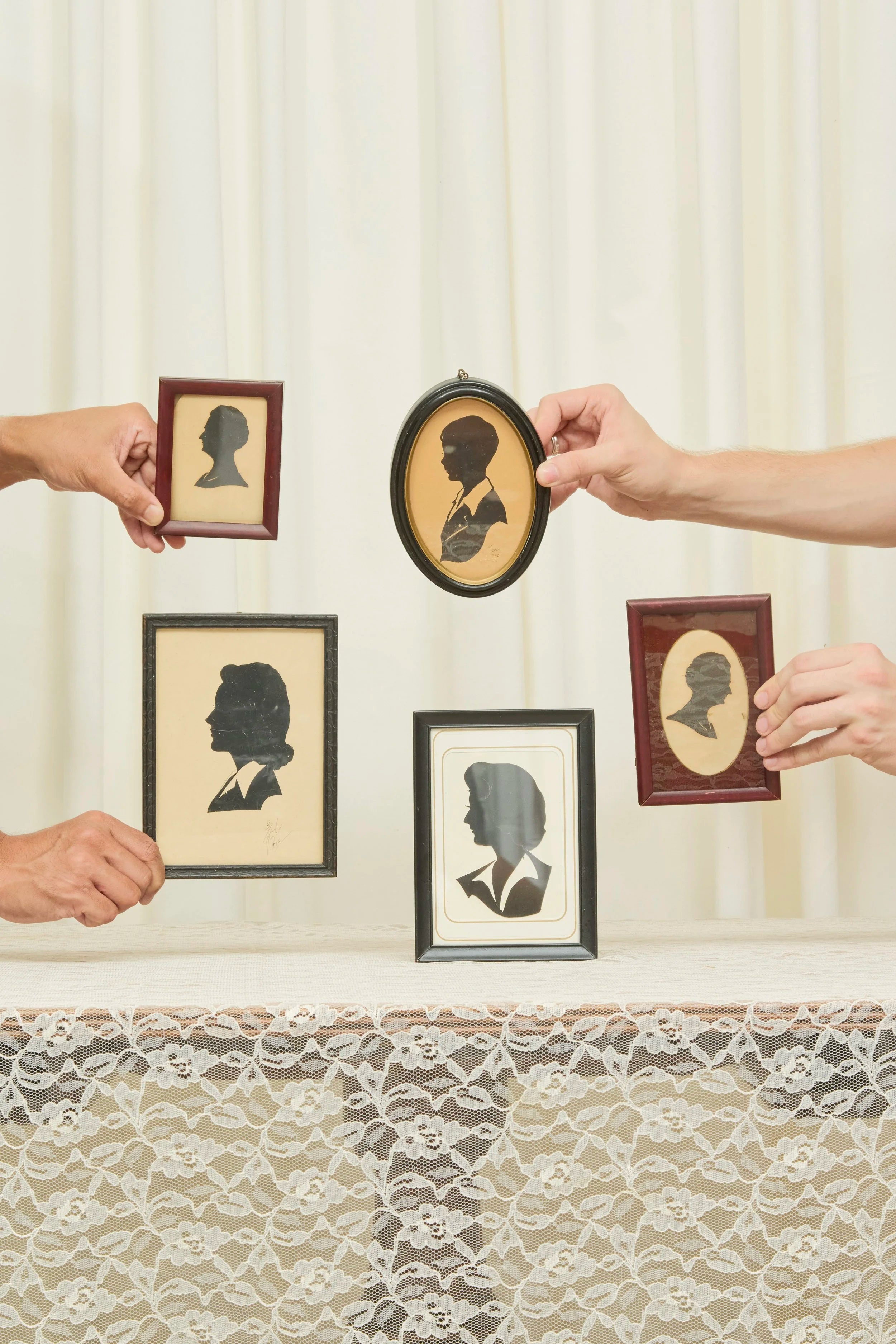 Vintage Silhouette Portraits