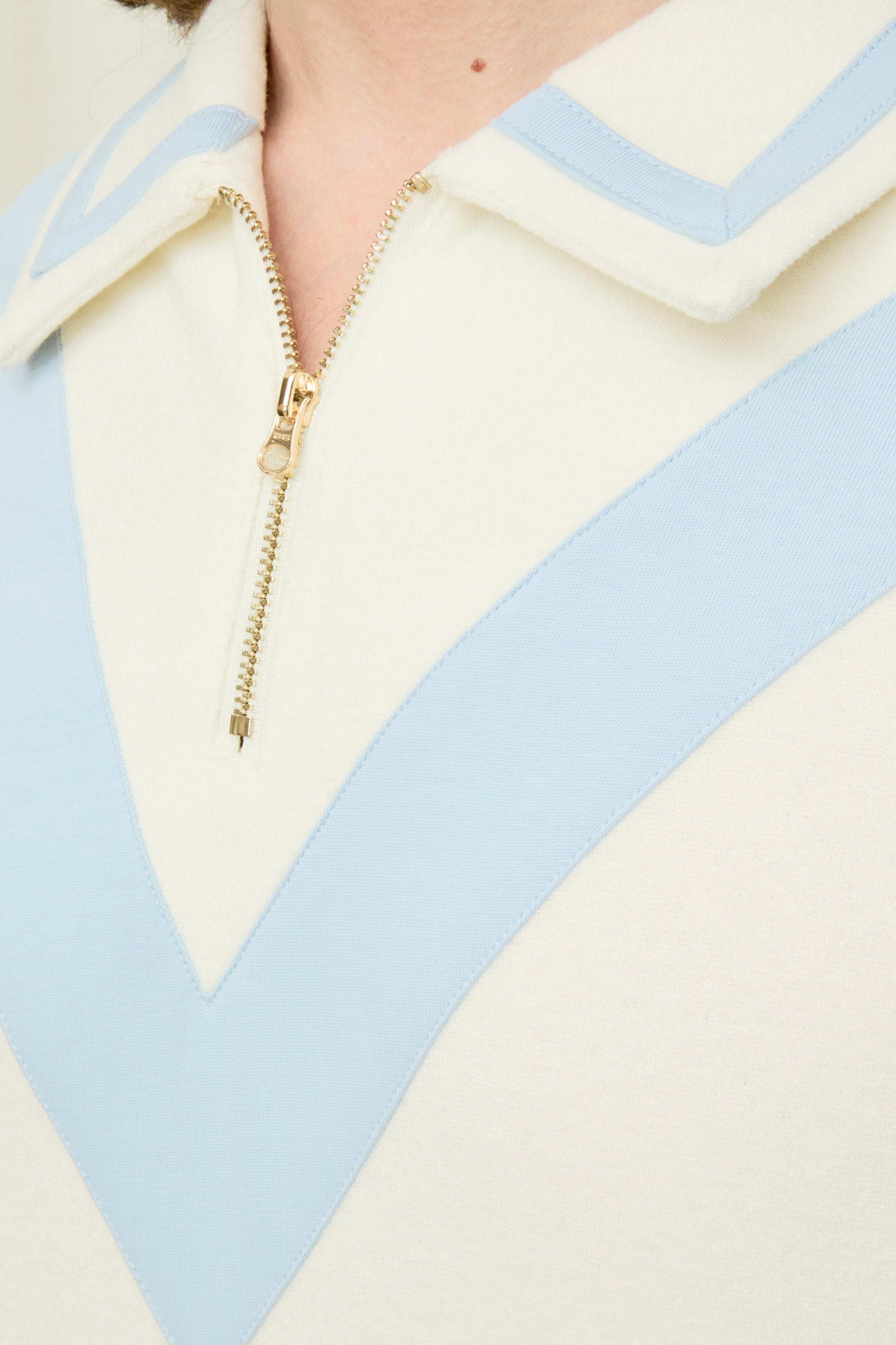 Orson Velour Quarter Zip Polo