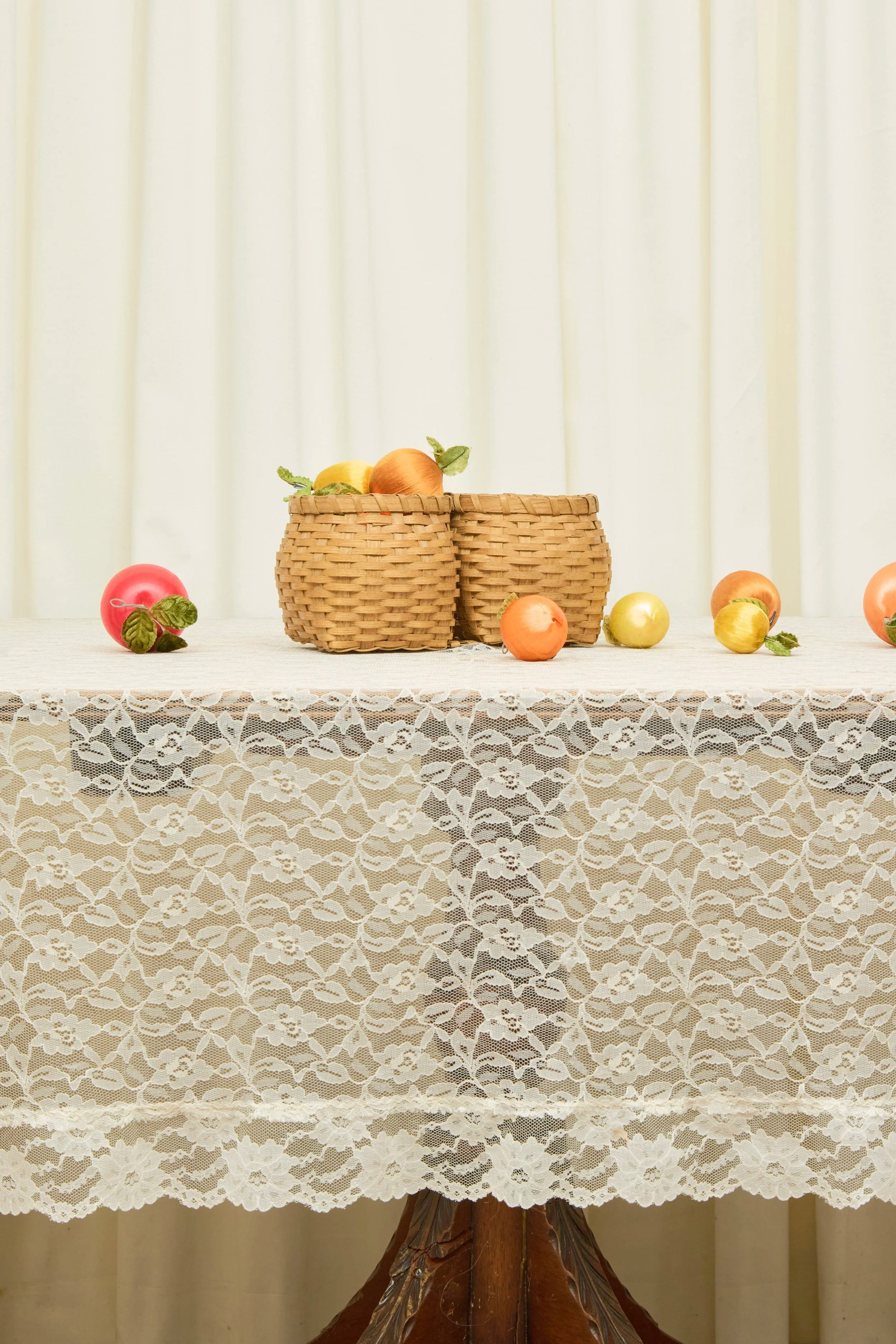 Antique Double Basket
