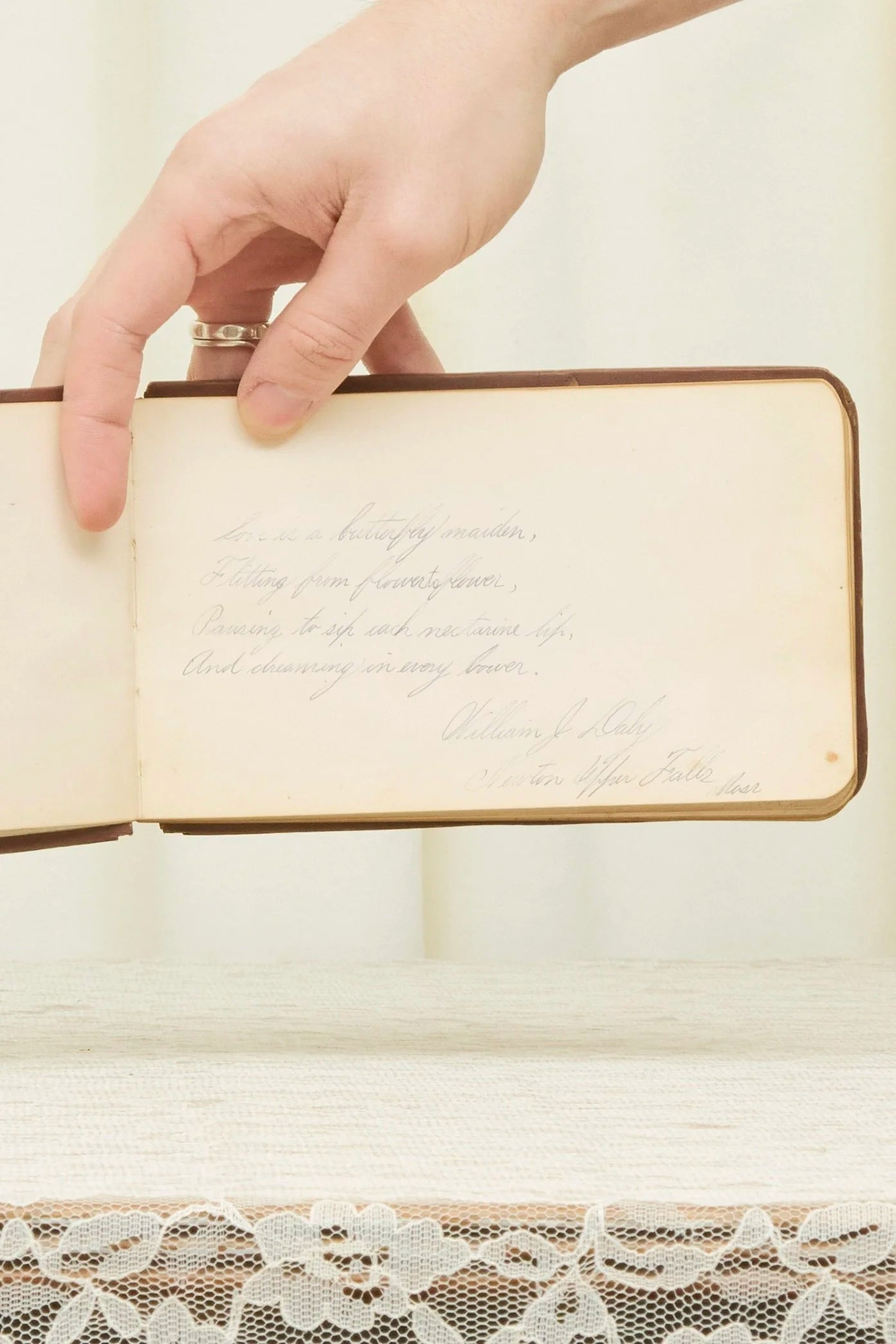 Antique "Autographs" Book (1885)