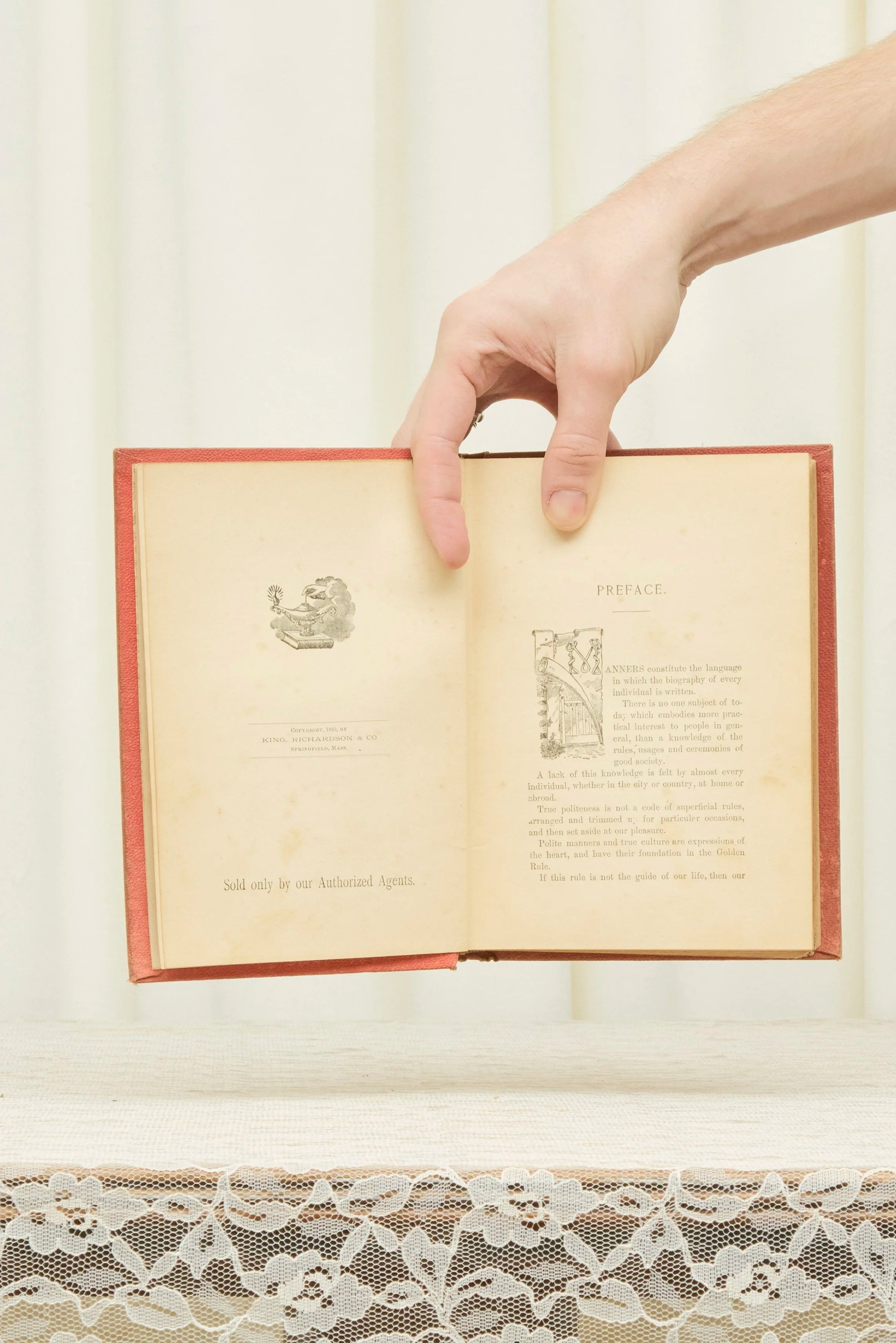 Antique "Manners, Culture, and Dress" Book (1893)