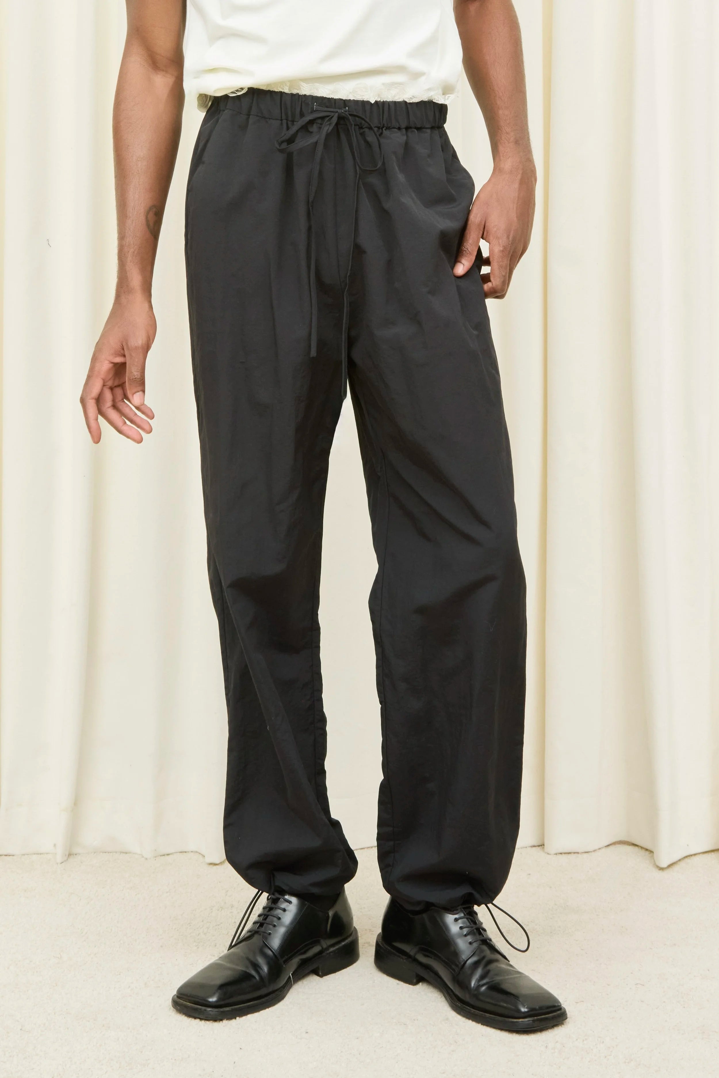 Kennedy Lace Trim Drawcord Track Pant