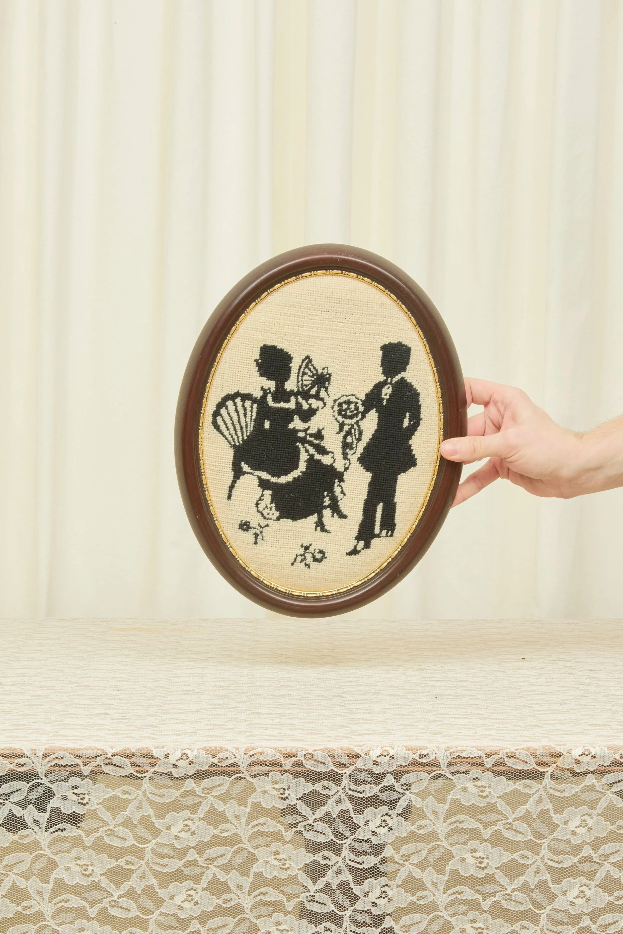 Vintage Dancing Needlepoint (3 of 3)