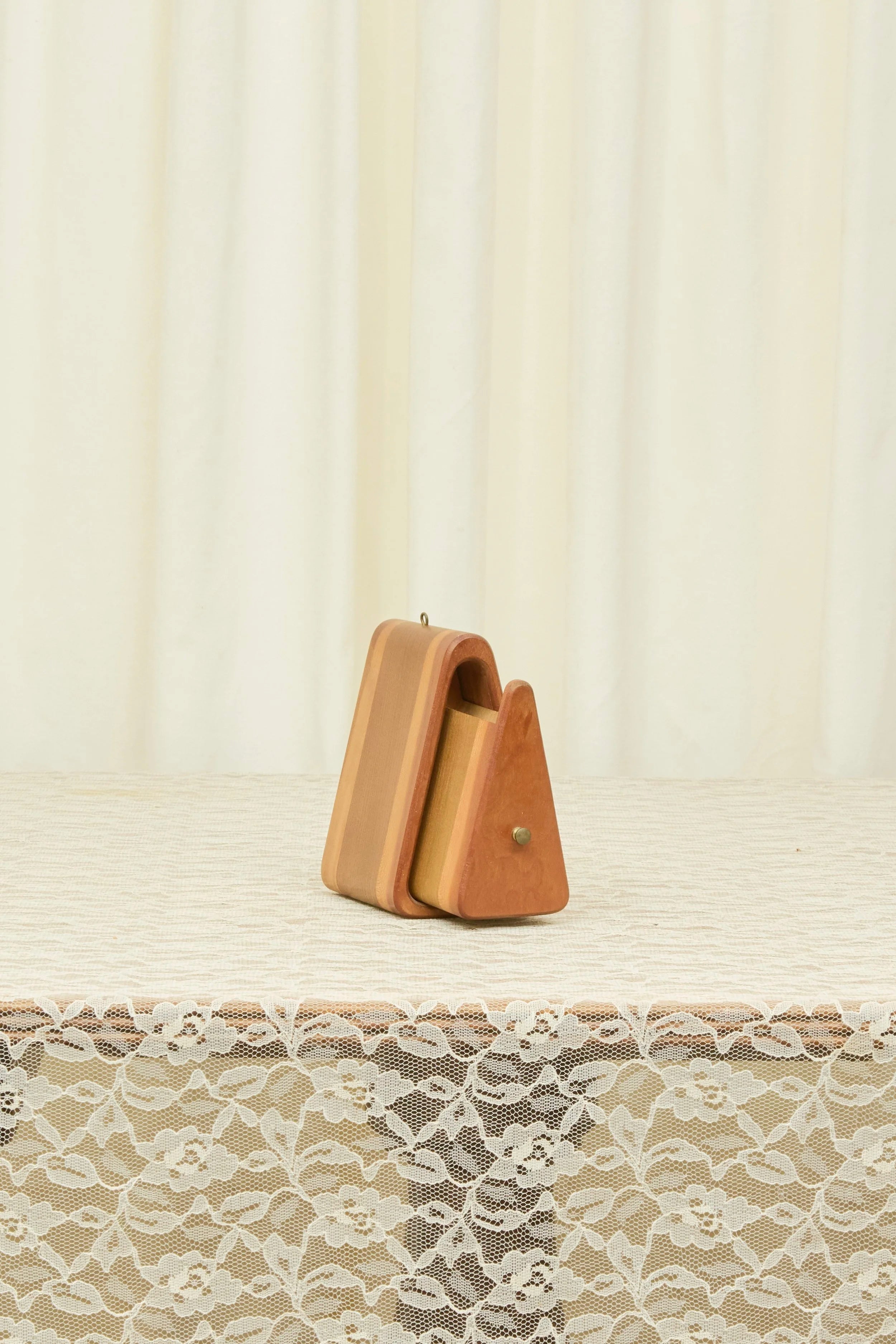 Vintage Triangle Trinket Box