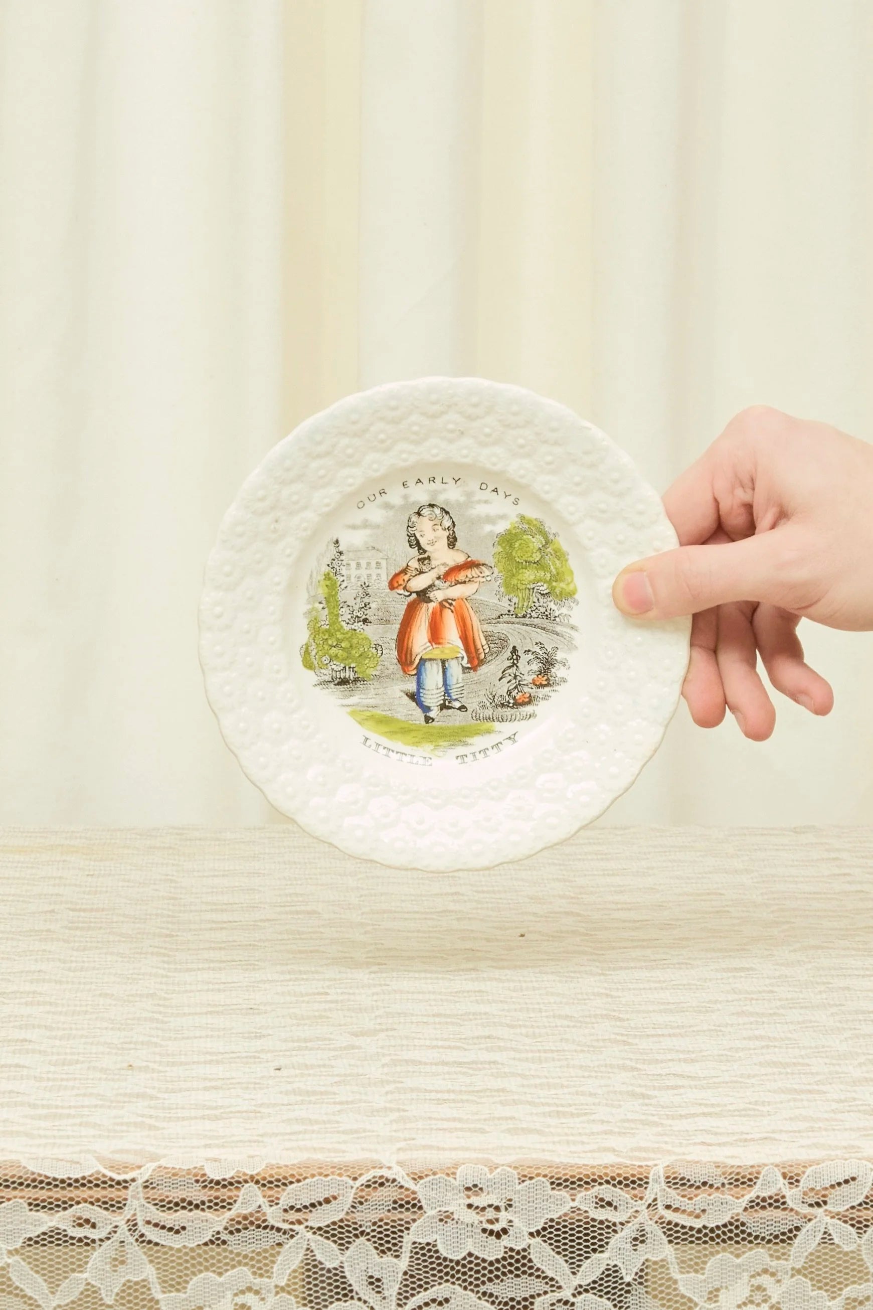 Antique "Little Titty" Plate (1850)