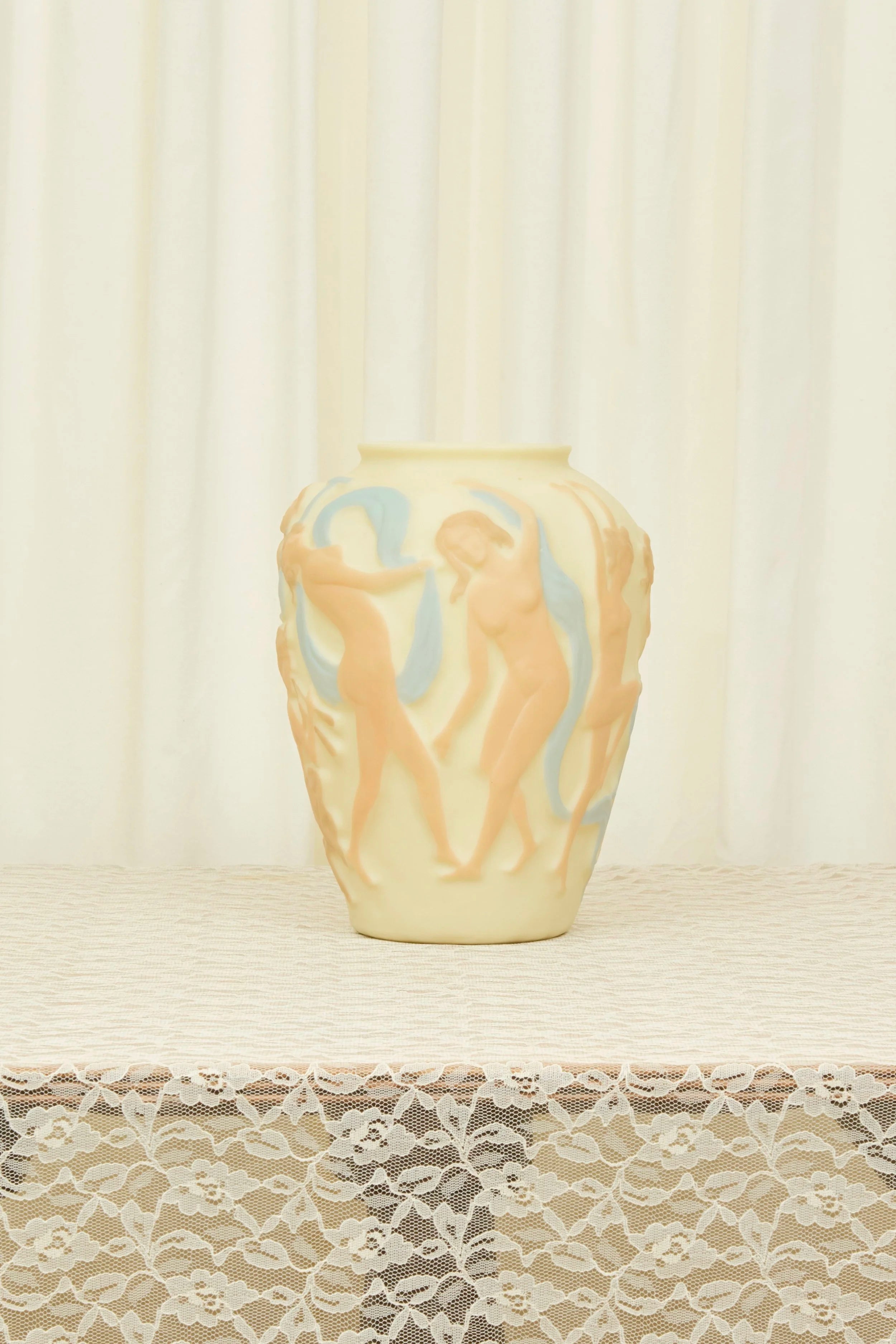 Antique Nude Dancing Women Vase (1920s)