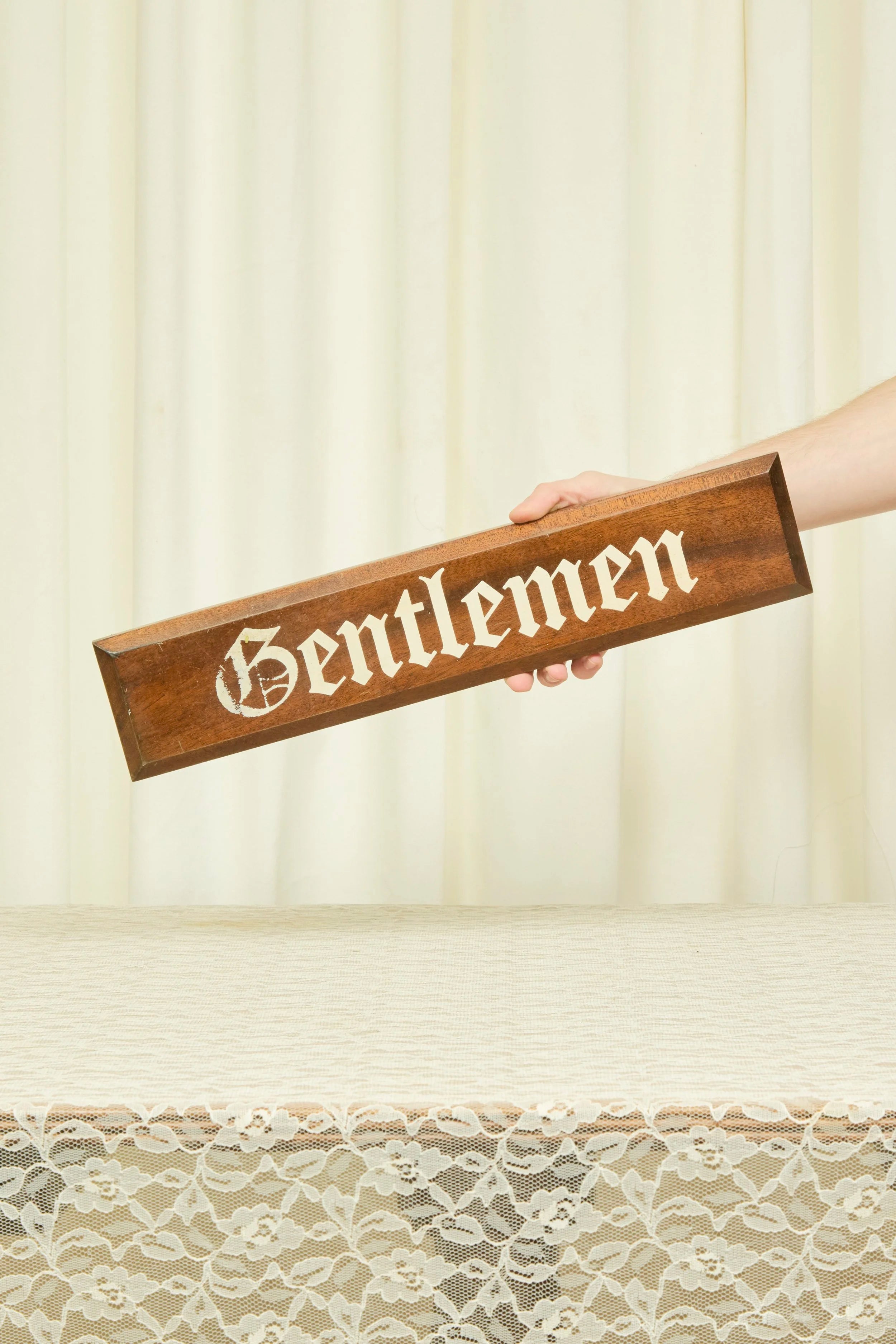 Vintage "Gentlemen" Sign