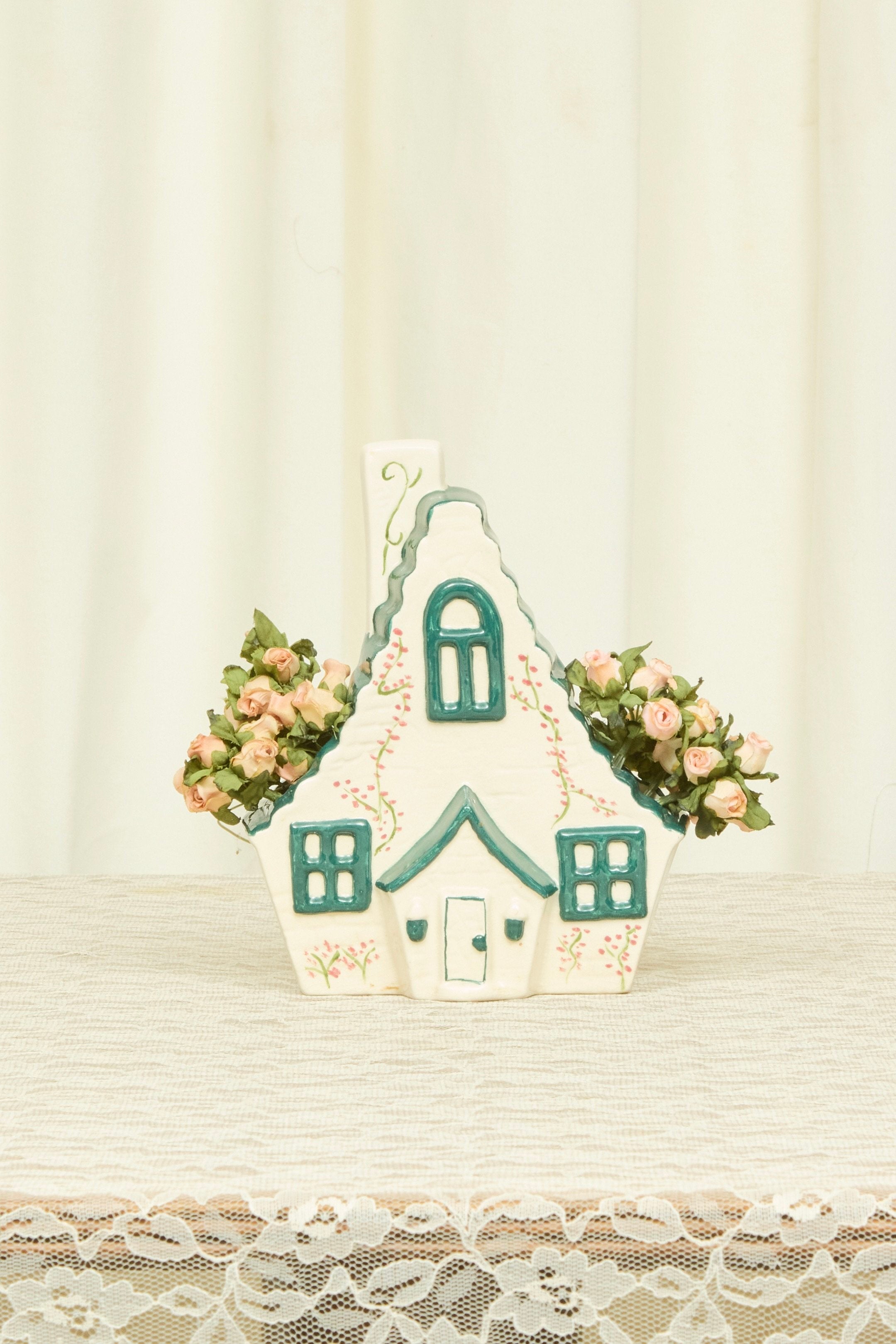 Vintage Painted House Vase (1967)