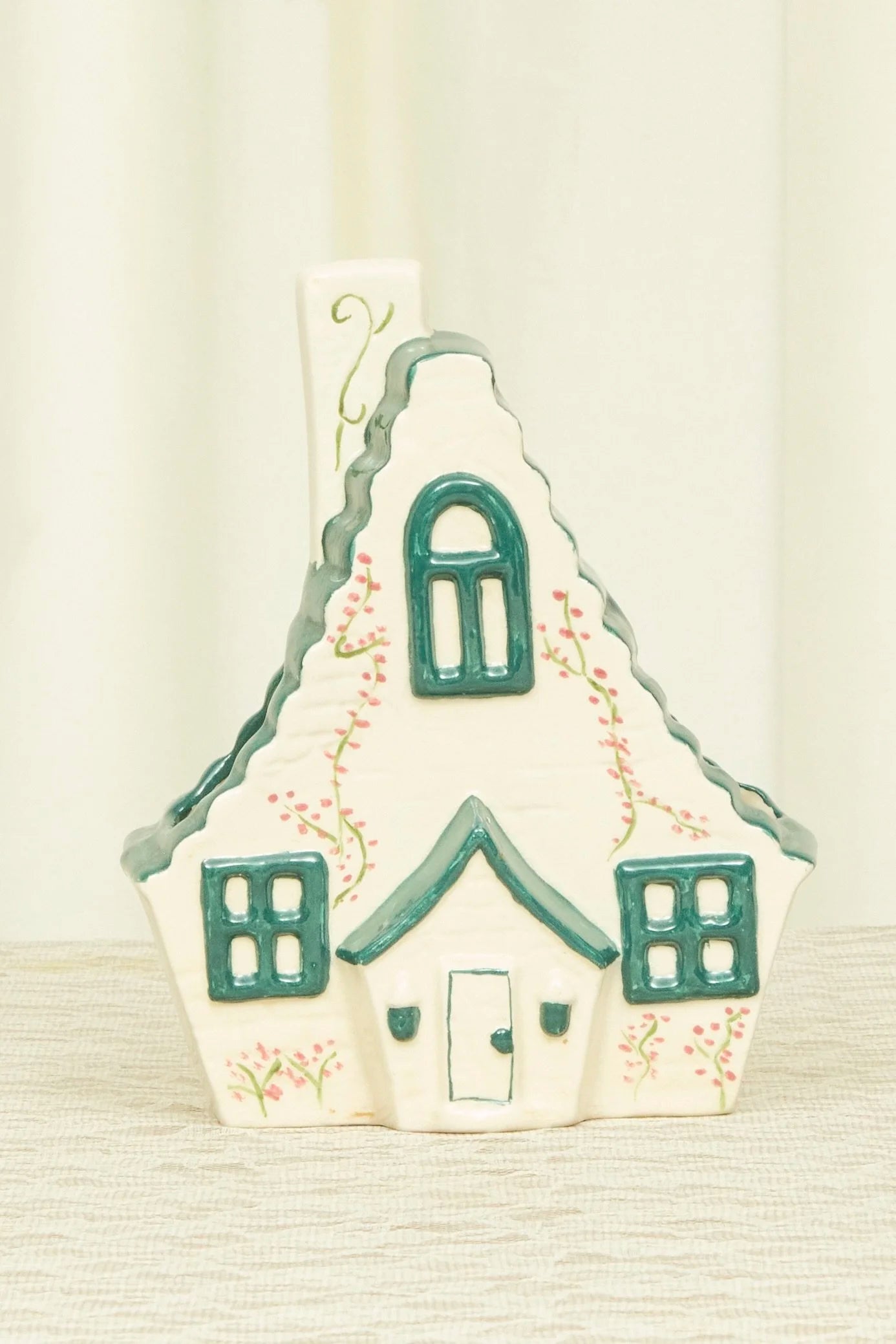 Vintage Painted House Vase (1967)