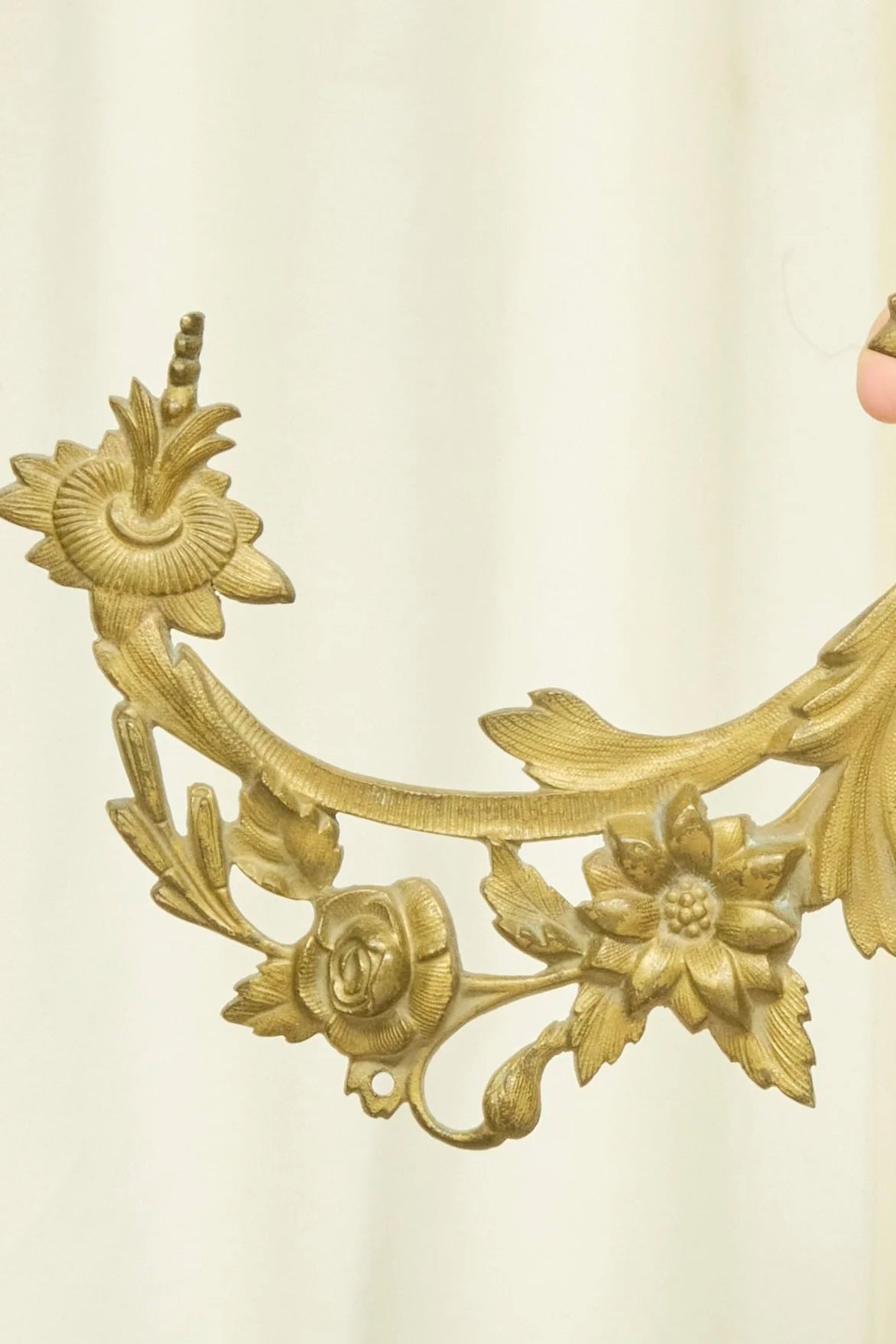 Antique Brass Ornate Wall Decor