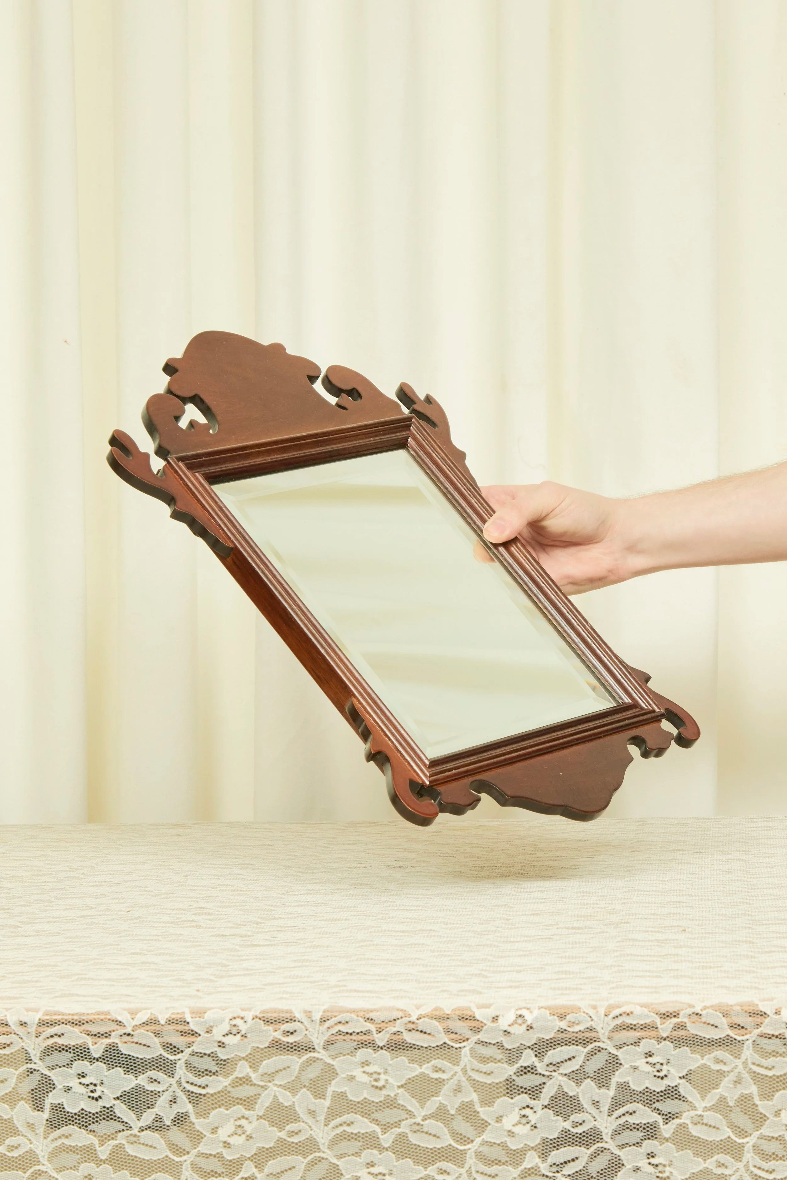 Vintage Chippendale Style Mirror