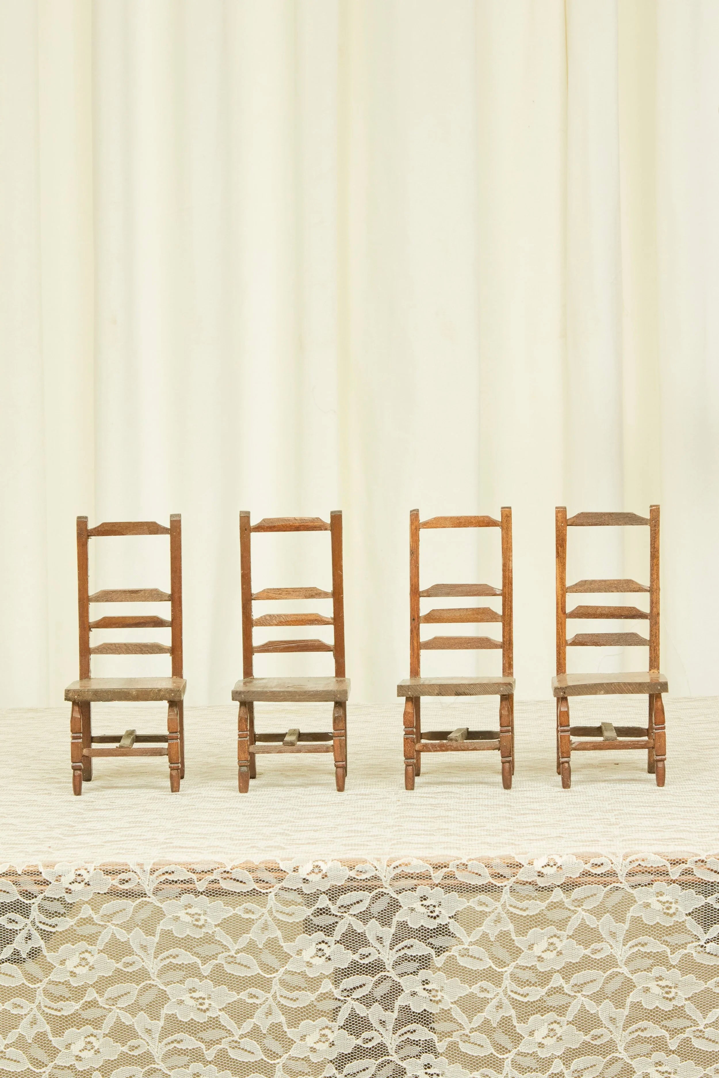 Vintage Mini Chair Set/4