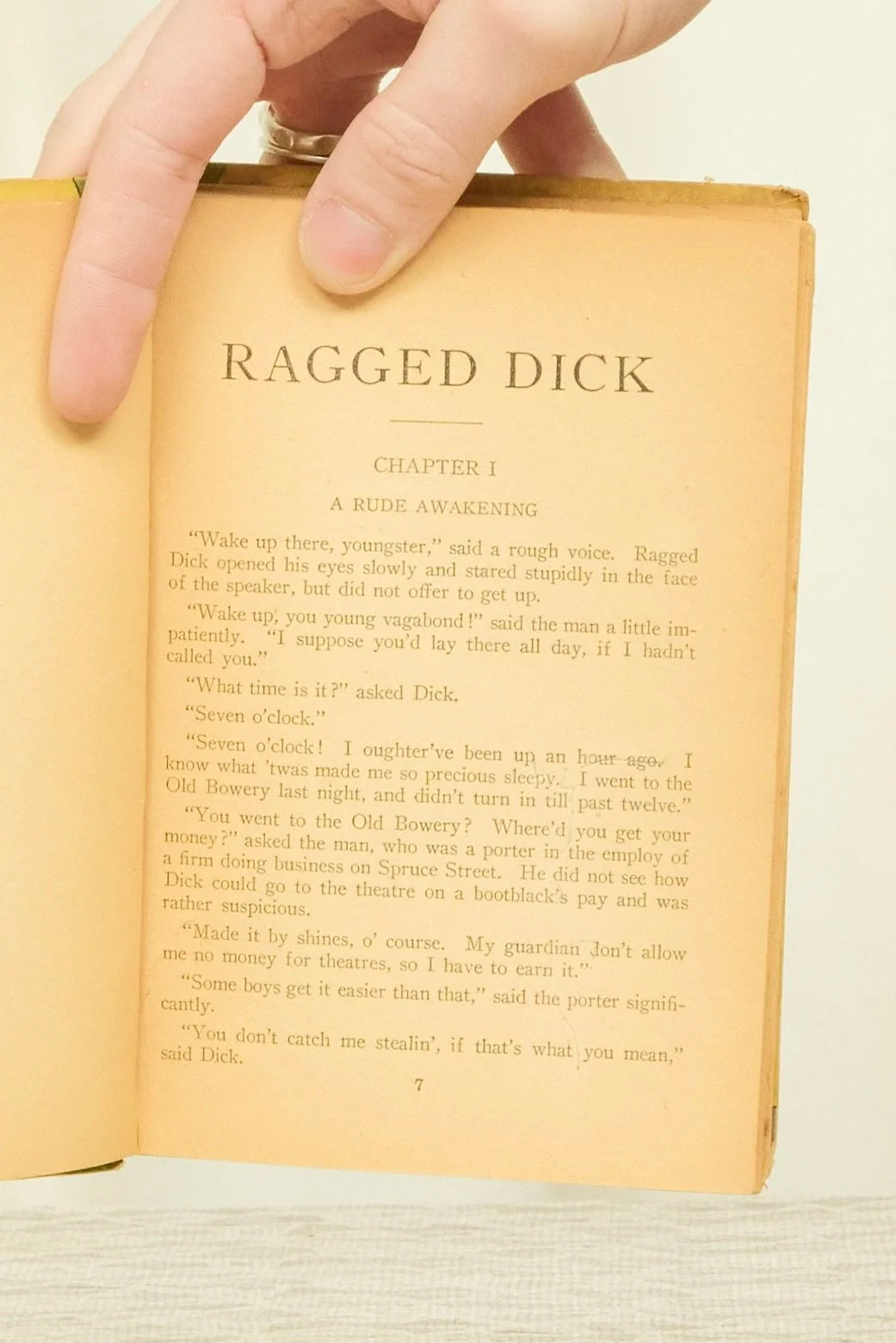Antique "Ragged Dick" Book