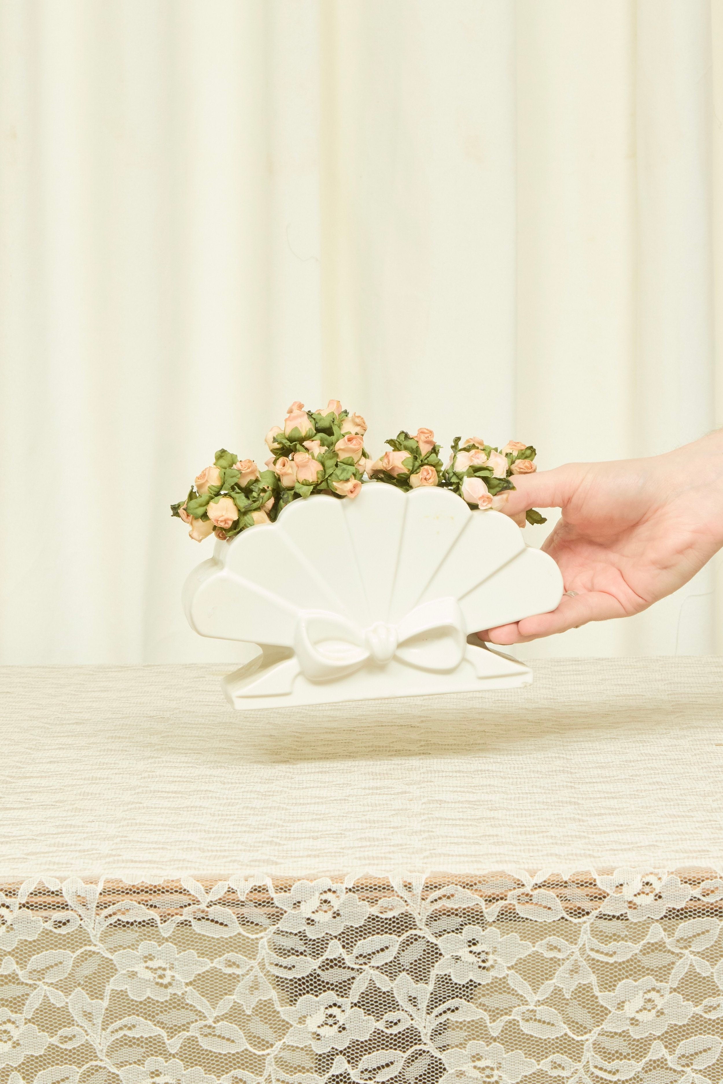 Vintage Bow Vase