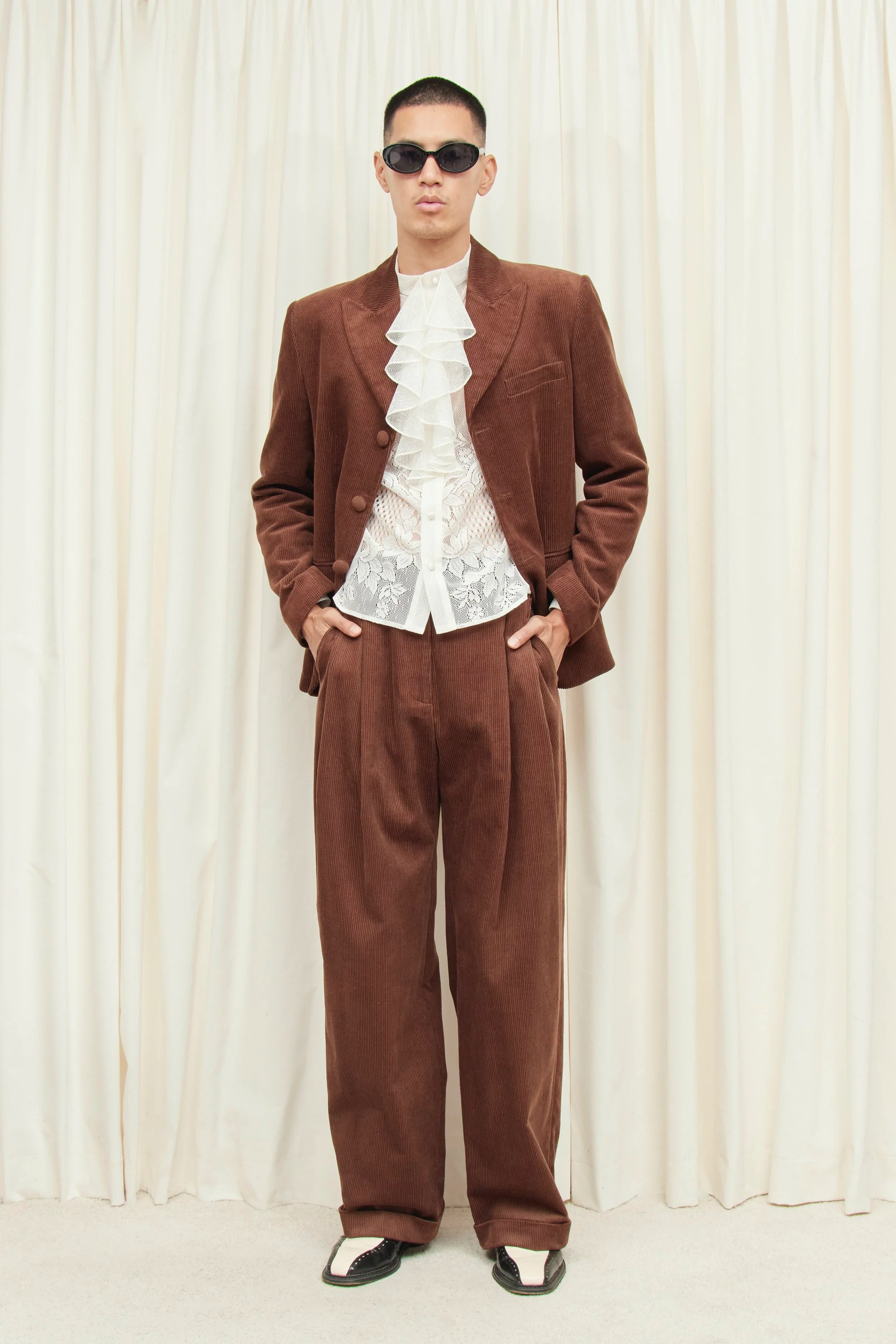Maynard Cuffed Corduroy Trouser