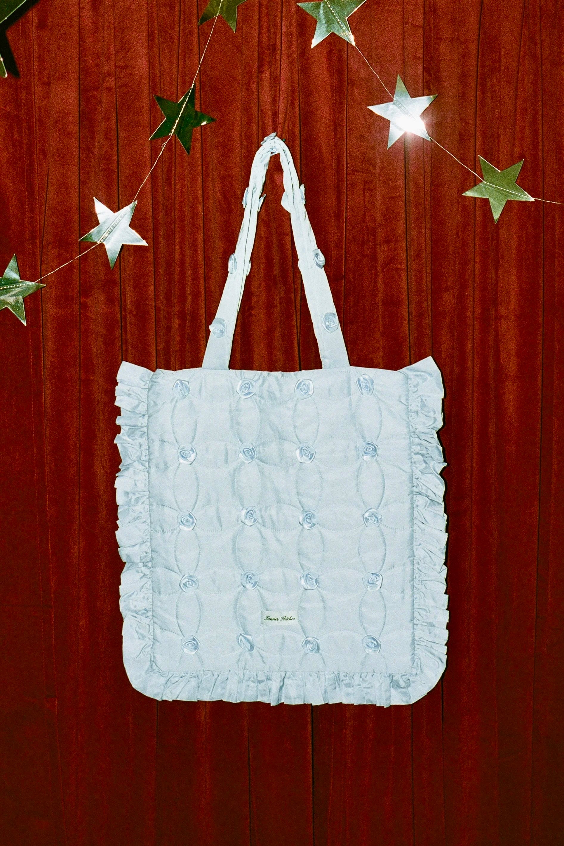 Lindy Quilted Rosette Tote