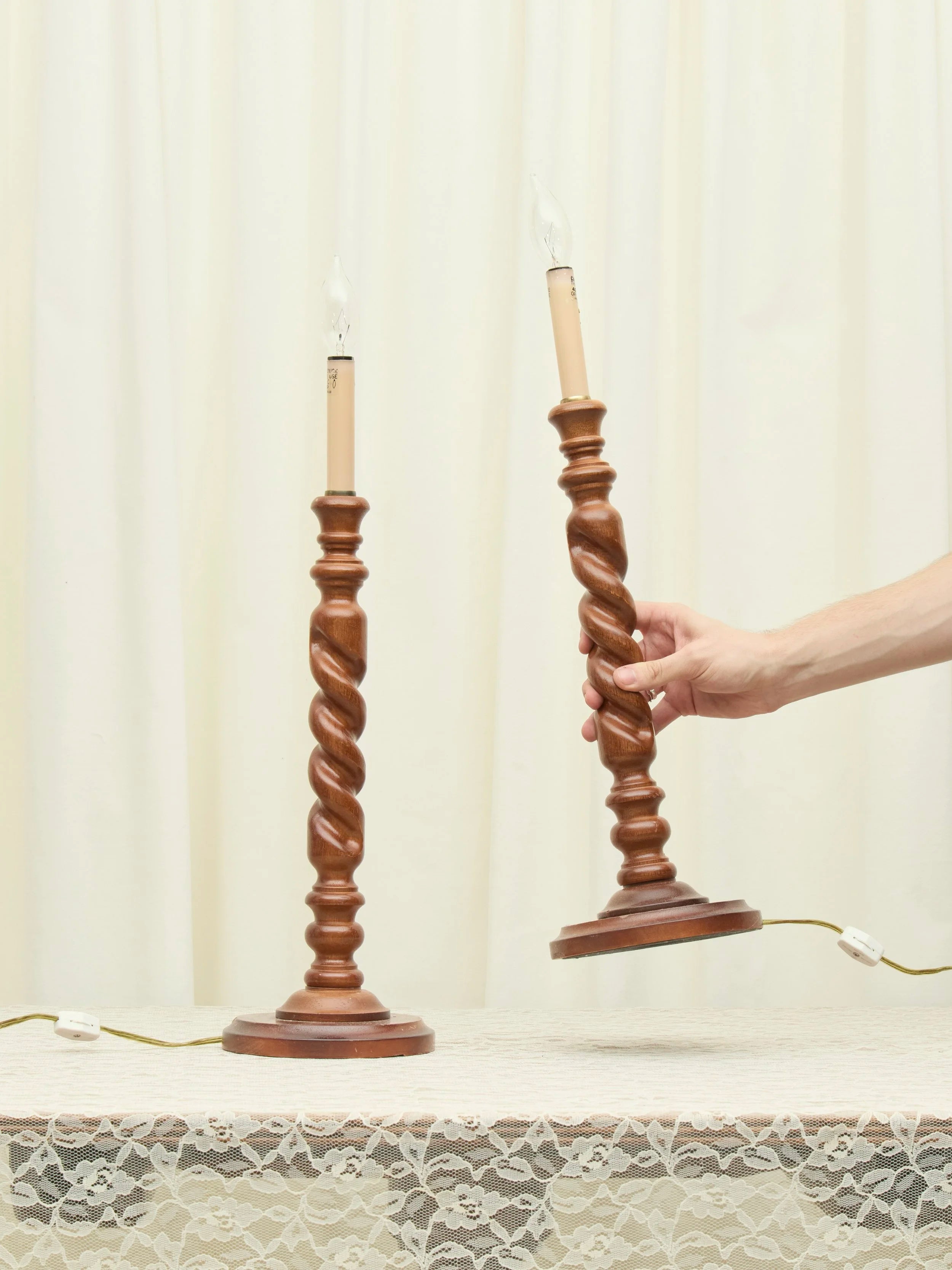 Vintage Barley Twist Lamp