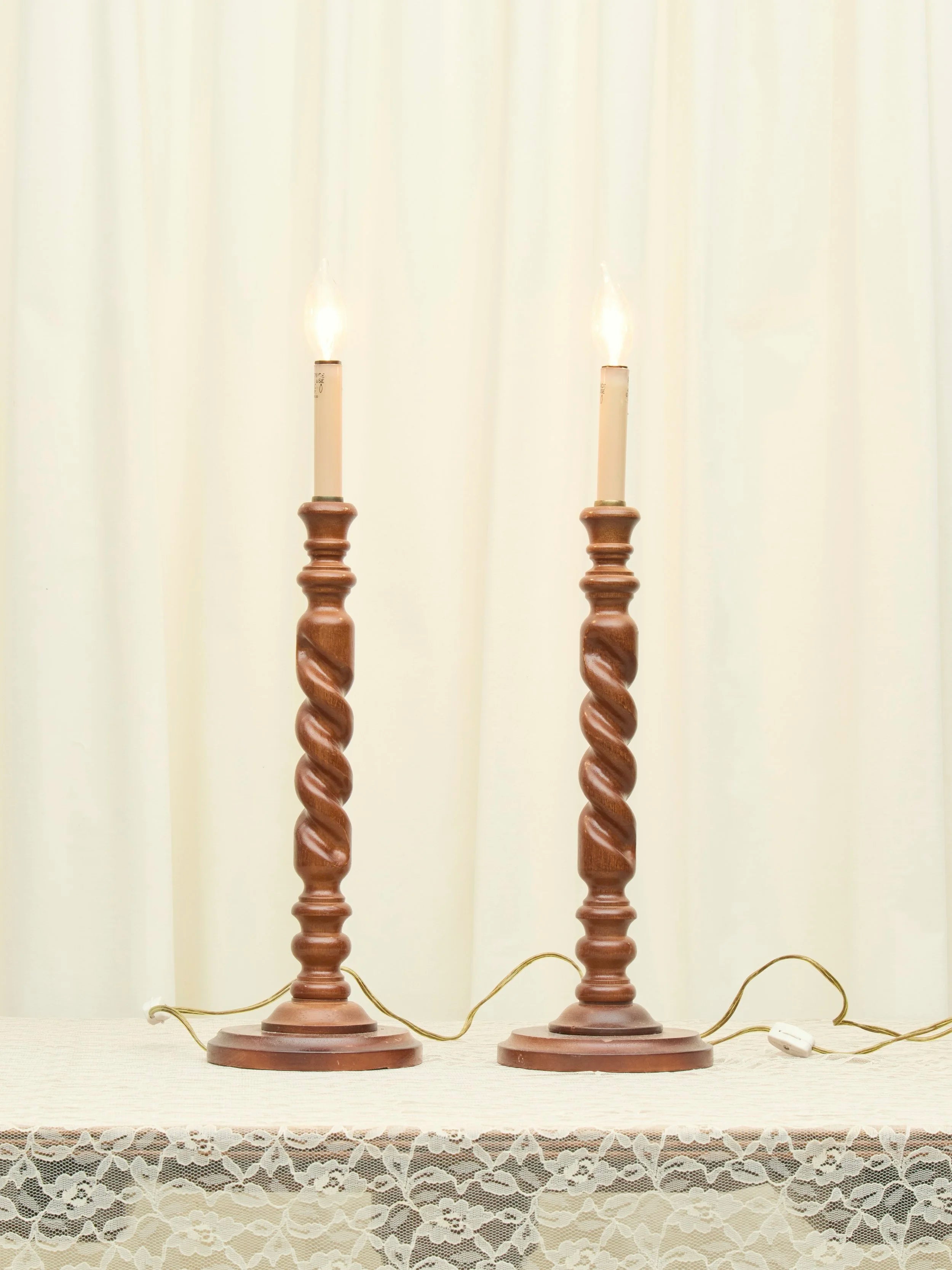 Vintage Barley Twist Lamp