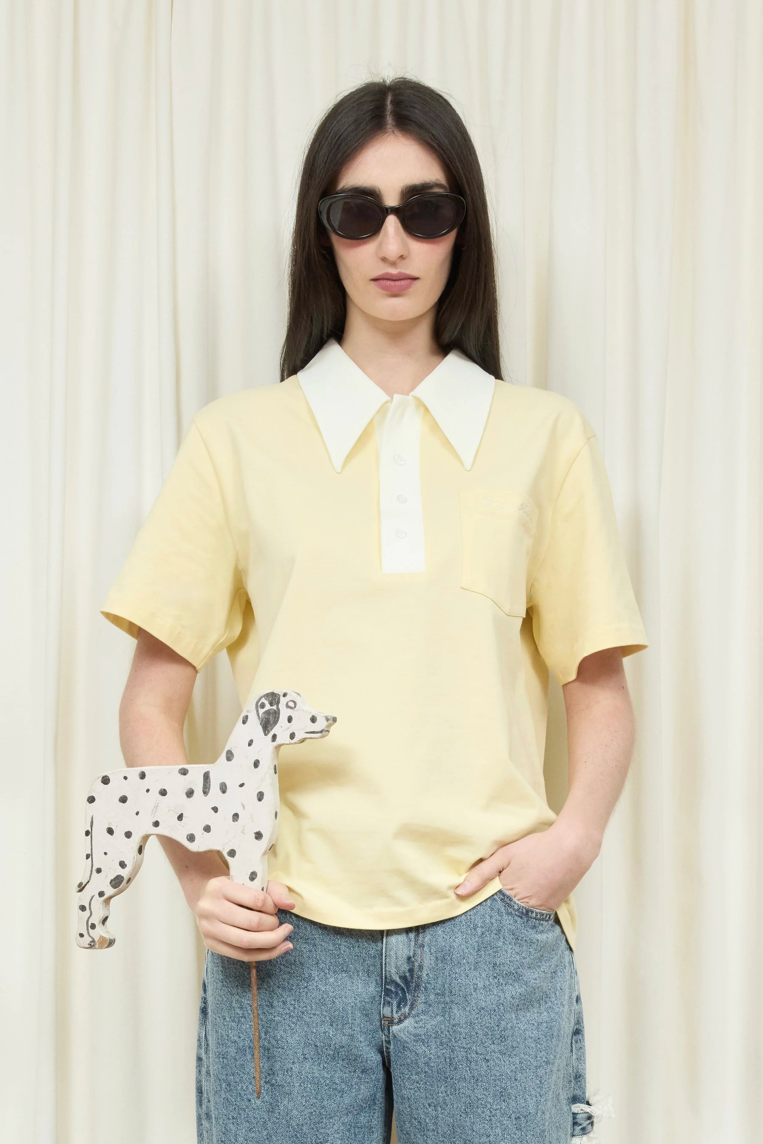 Frank Oversized Collar Polo