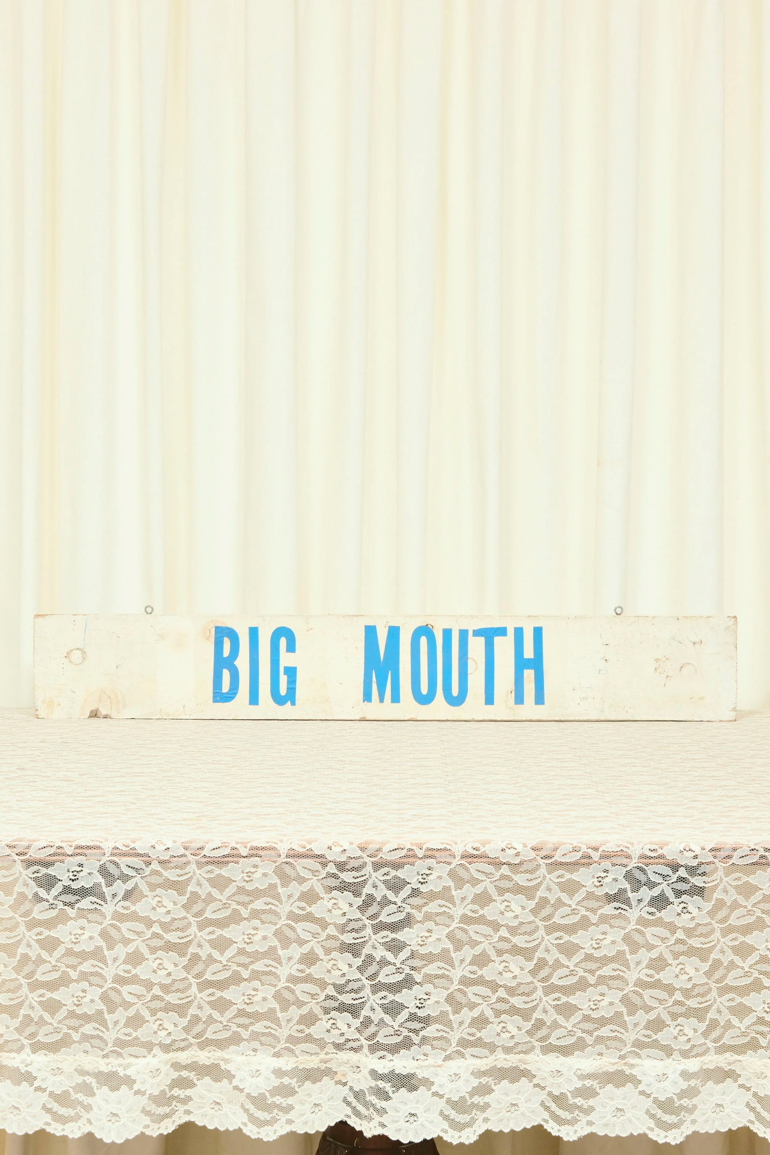 Vintage "Big Mouth" Sign