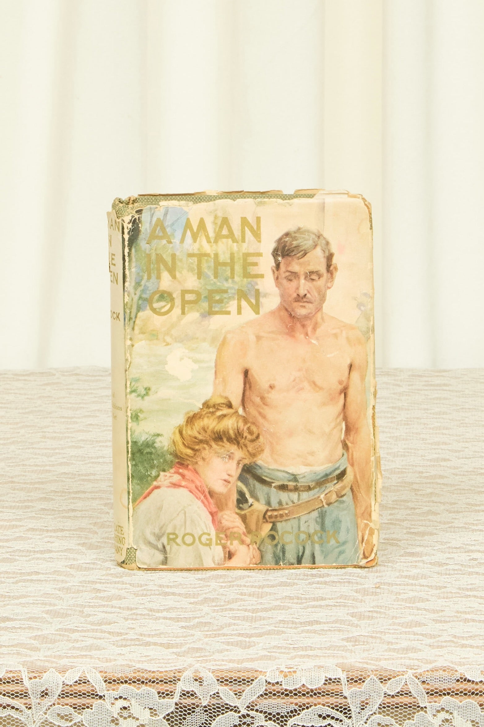 Antique "A Man in the Open" Book (1912)