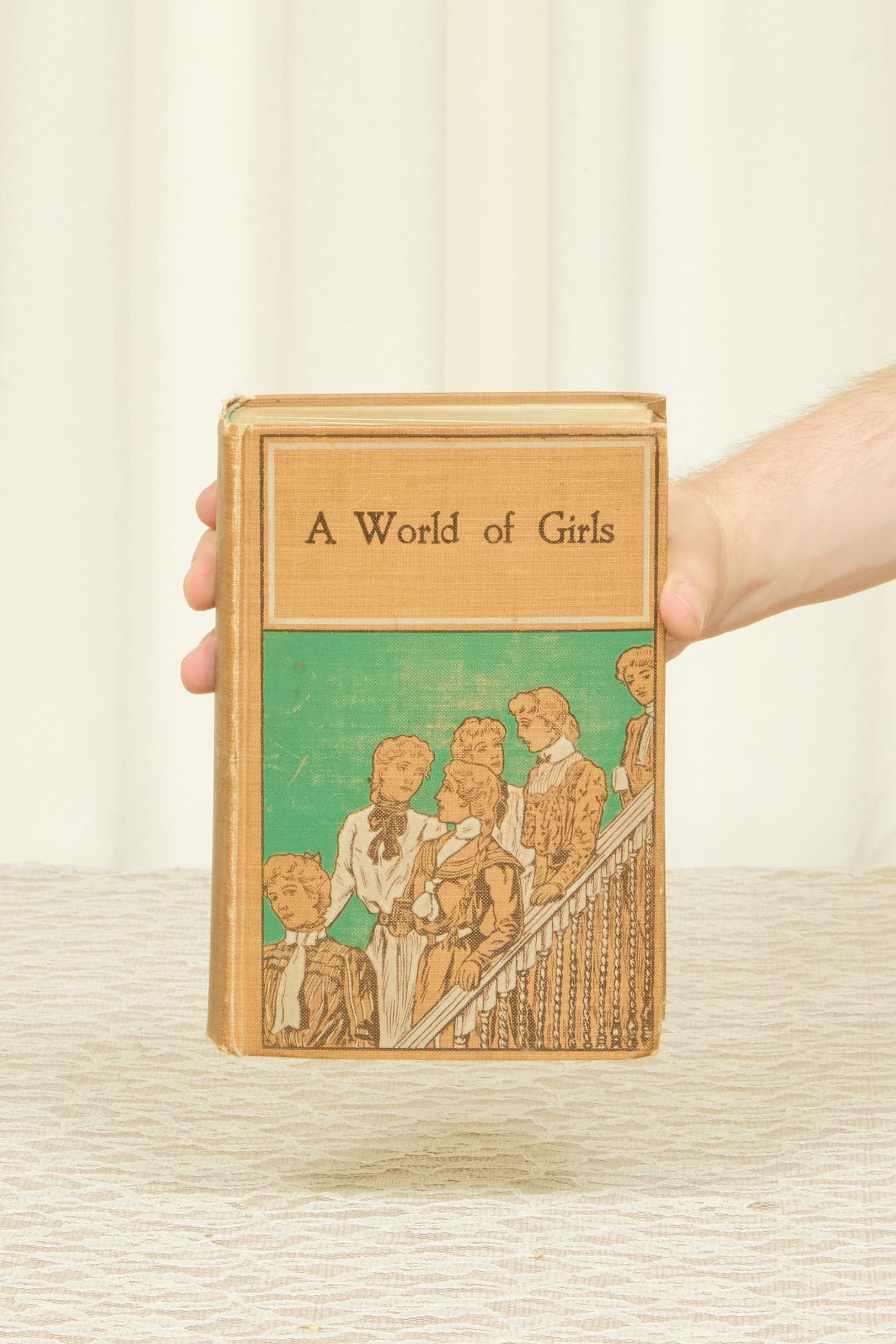 Antique "A World of Girls" Book