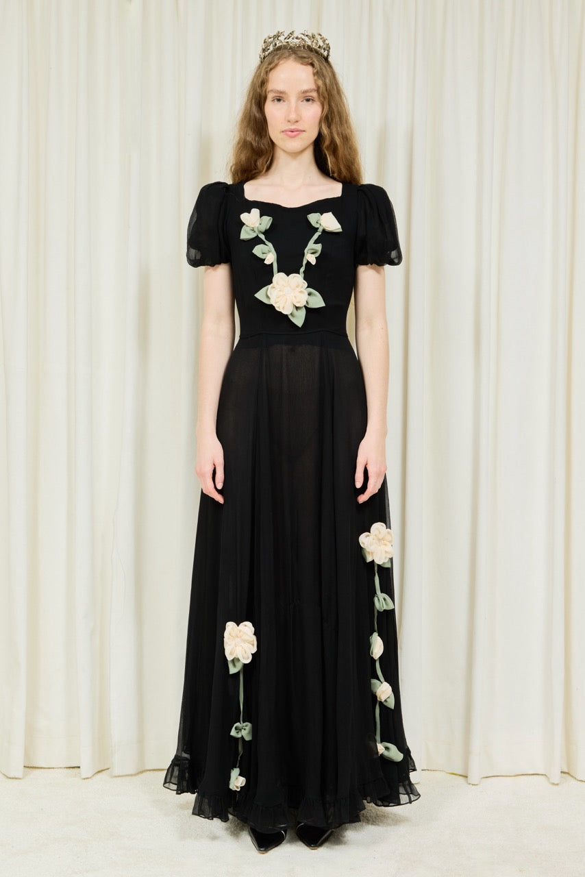 Arthusela Floral Embellished Gown