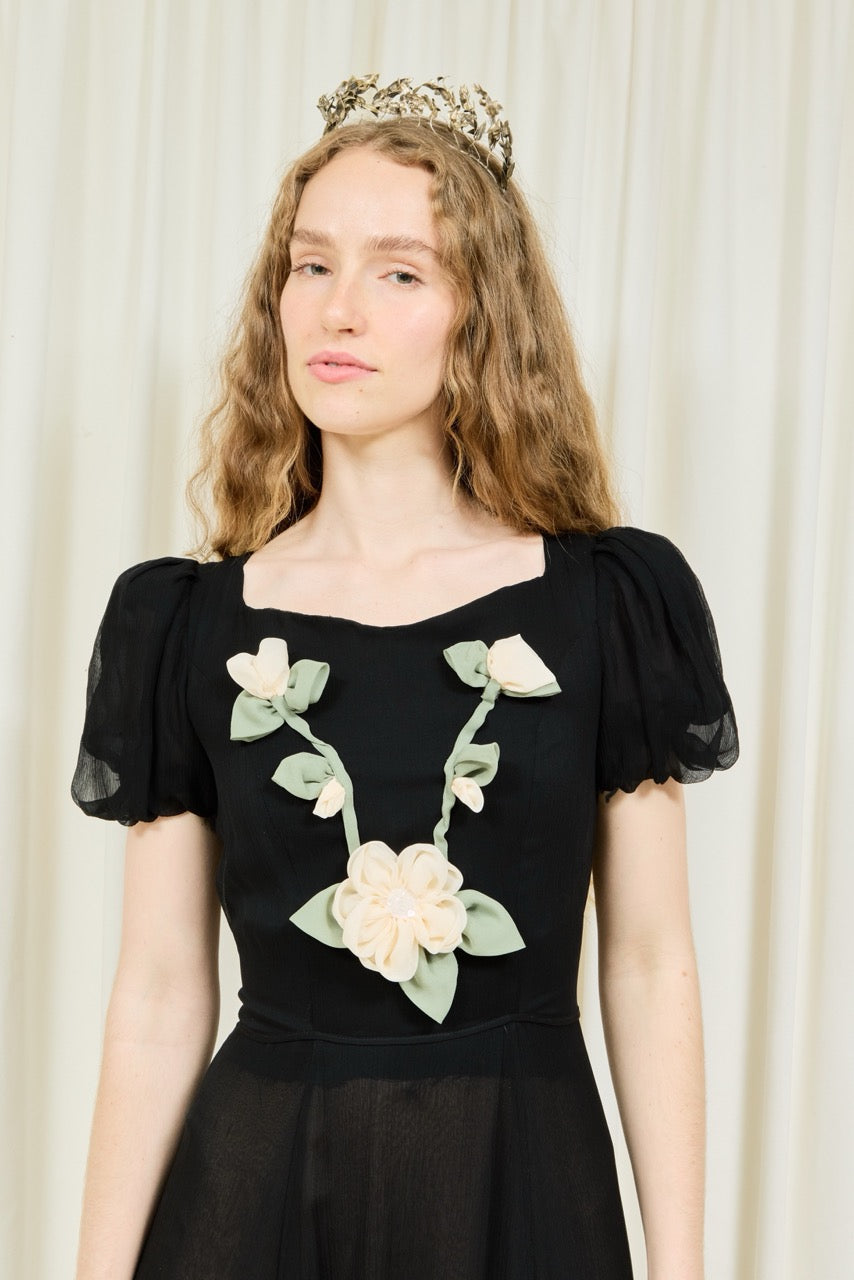 Arthusela Floral Embellished Gown