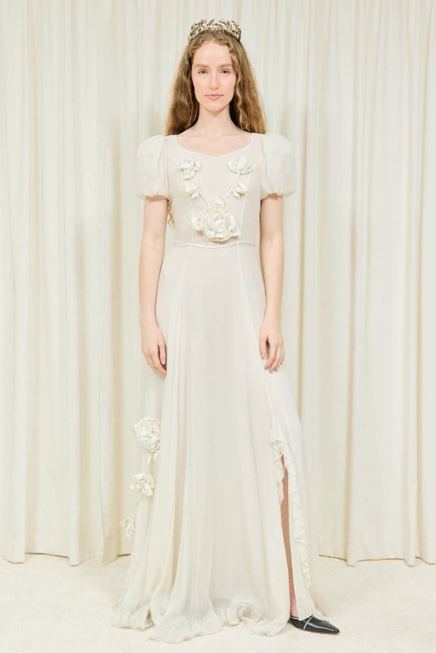 Arthusela Floral Embellished Gown