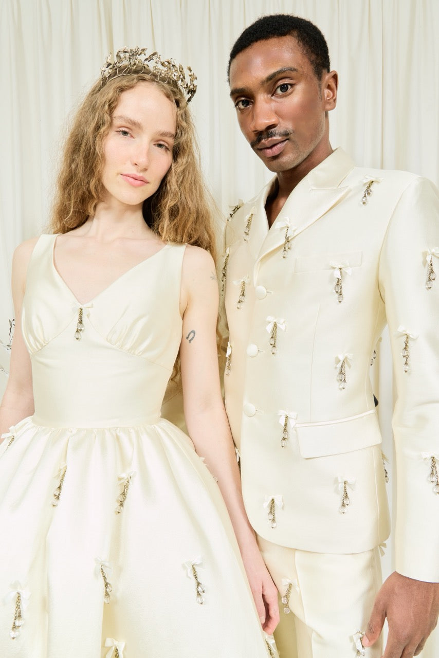 Astor Sleeveless Bead Embellished Gown