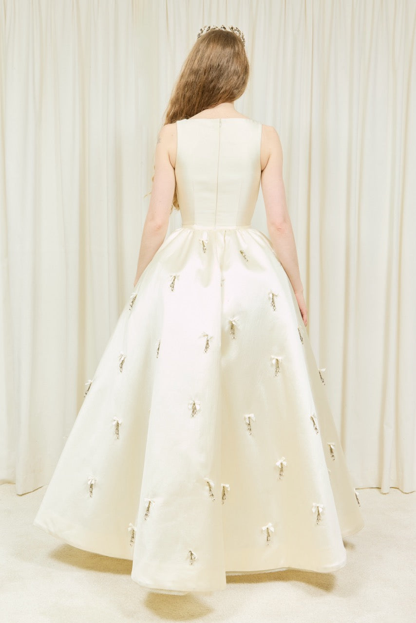 Astor Sleeveless Bead Embellished Gown