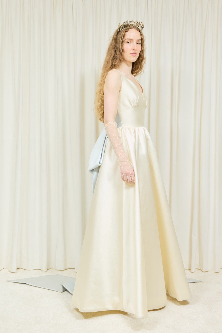 Astor Sleeveless Bow Back Gown