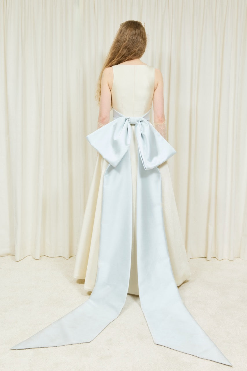 Astor Sleeveless Bow Back Gown