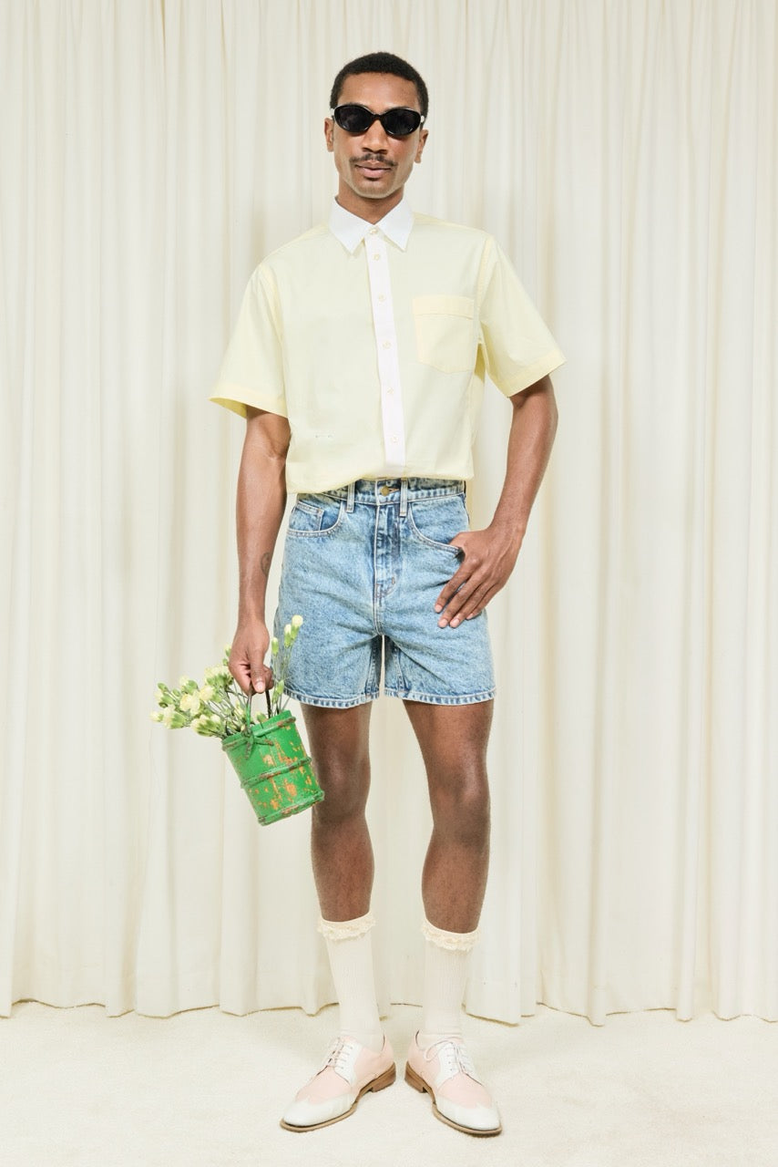 Brad Mid Length Jean Short