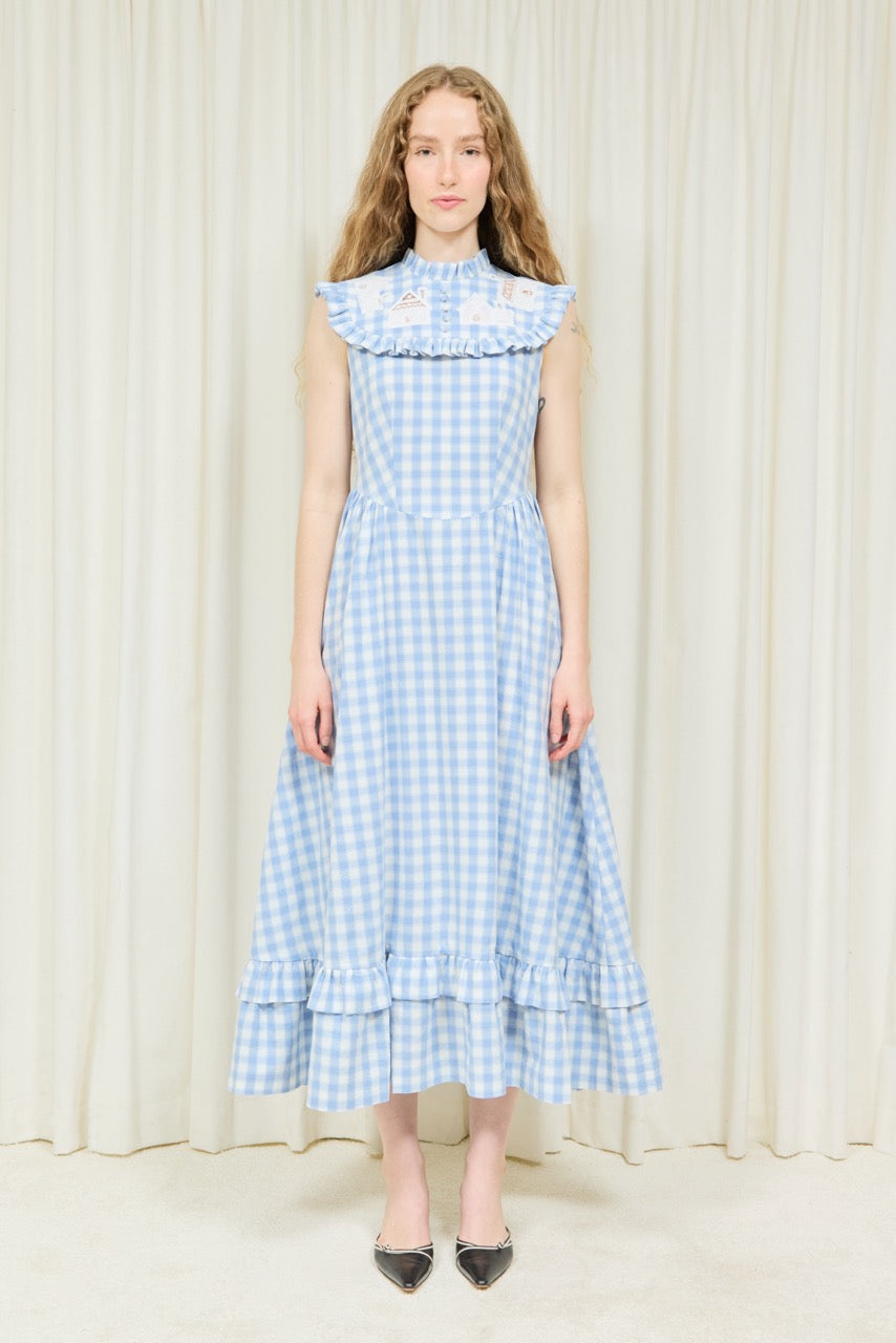 Colette Cottage Placket Midi Dress
