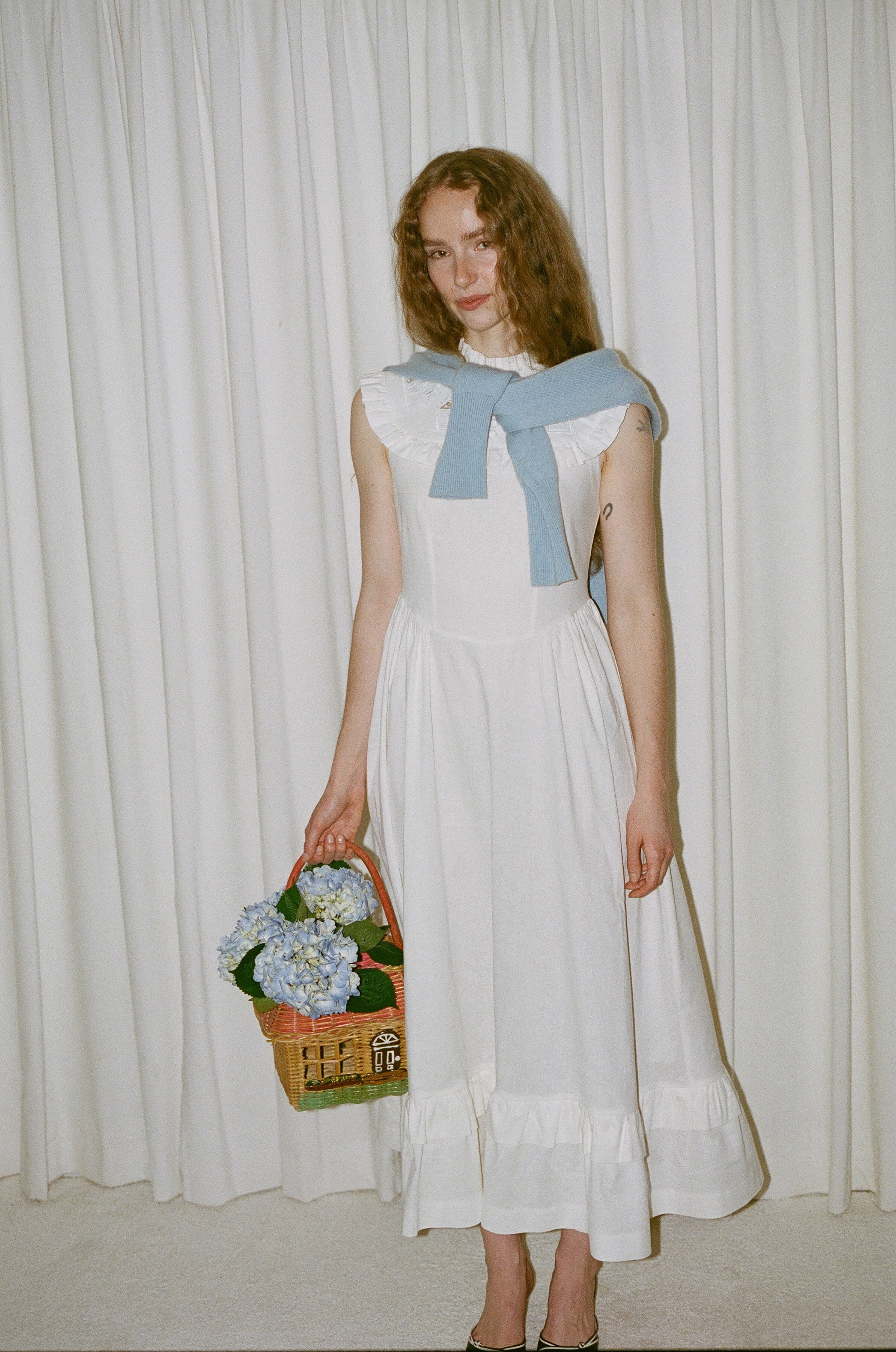 Colette Cottage Placket Midi Dress
