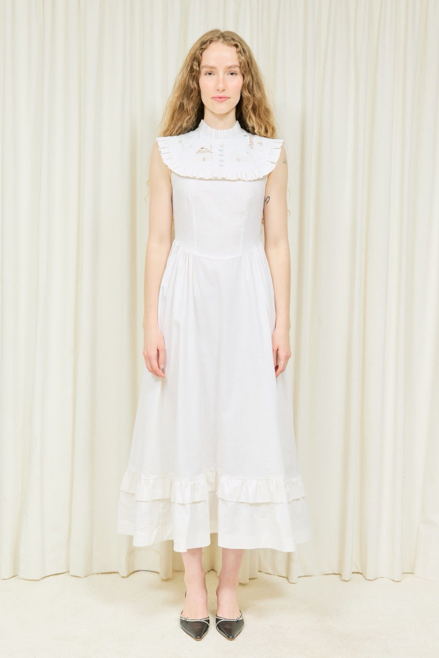 Colette Cottage Placket Midi Dress