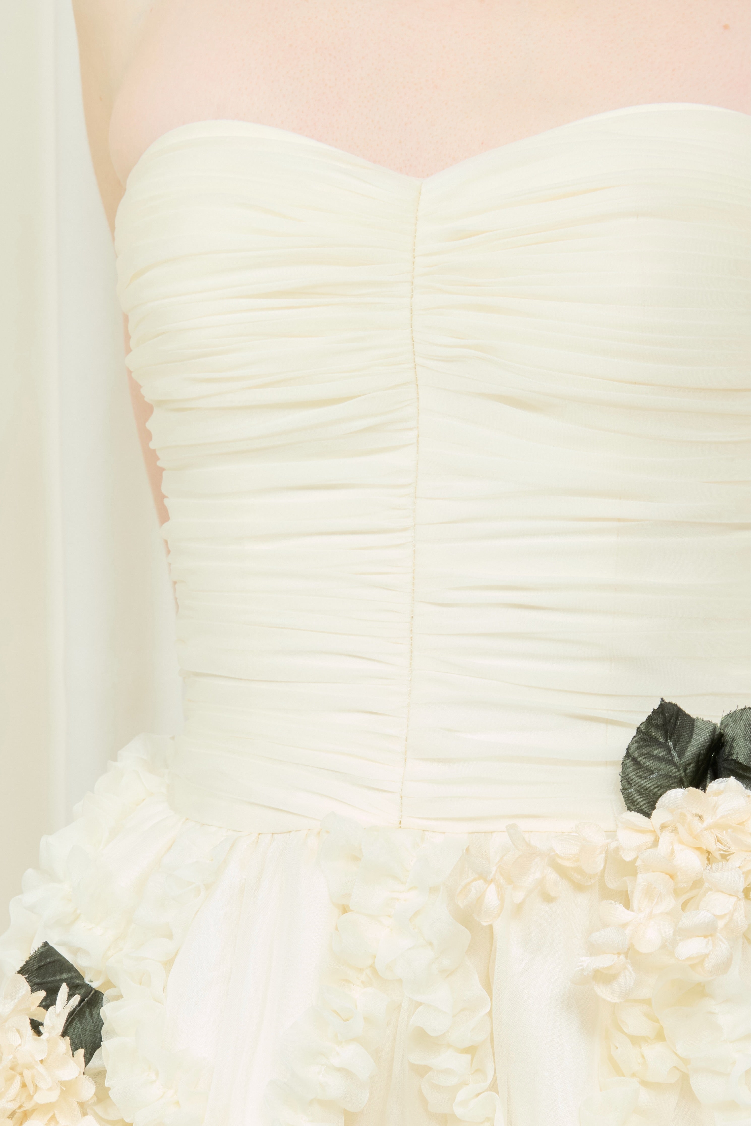 Emmeline Strapless Trellis Gown