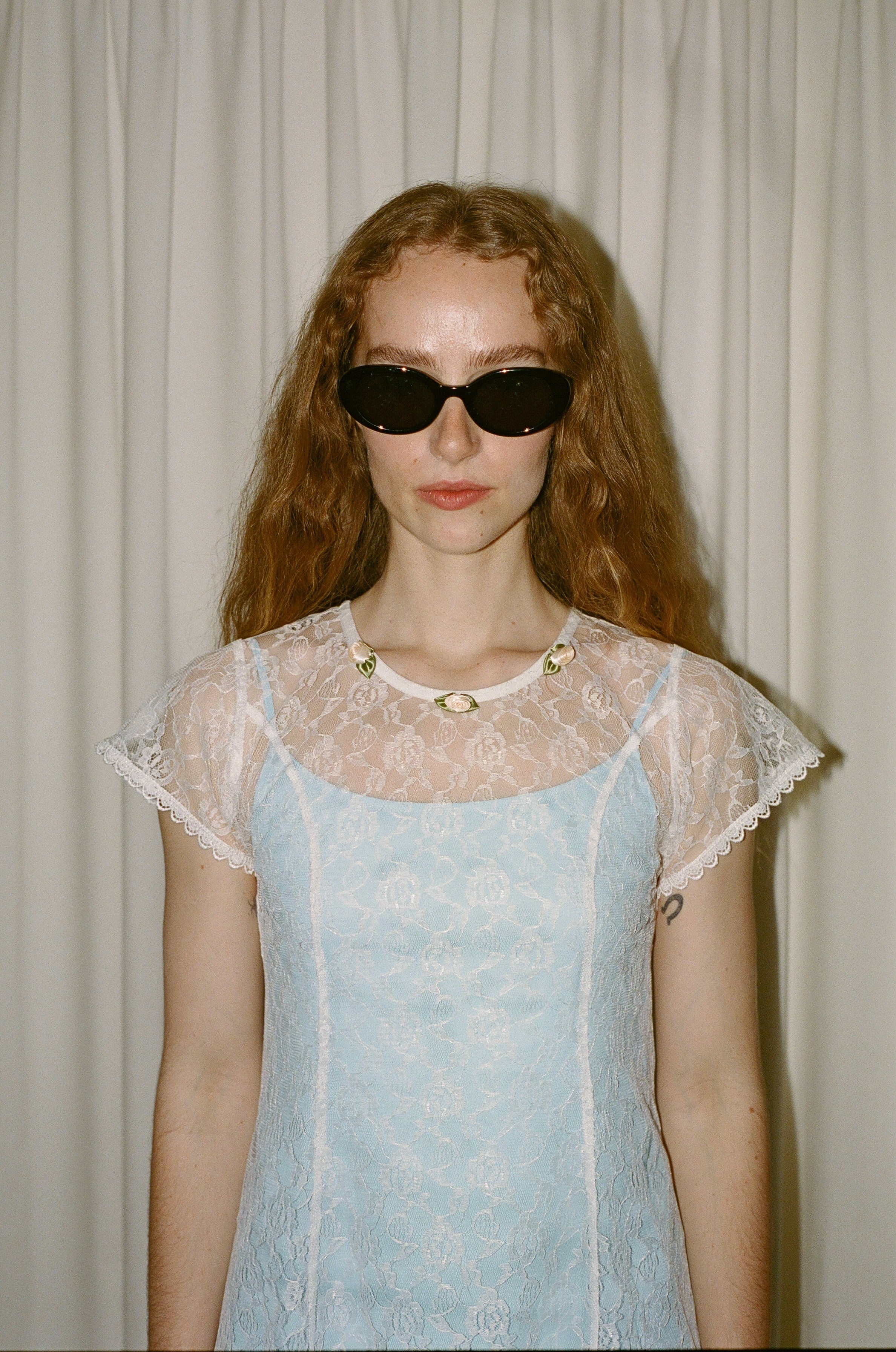 Frances Lace Layer Tee Dress