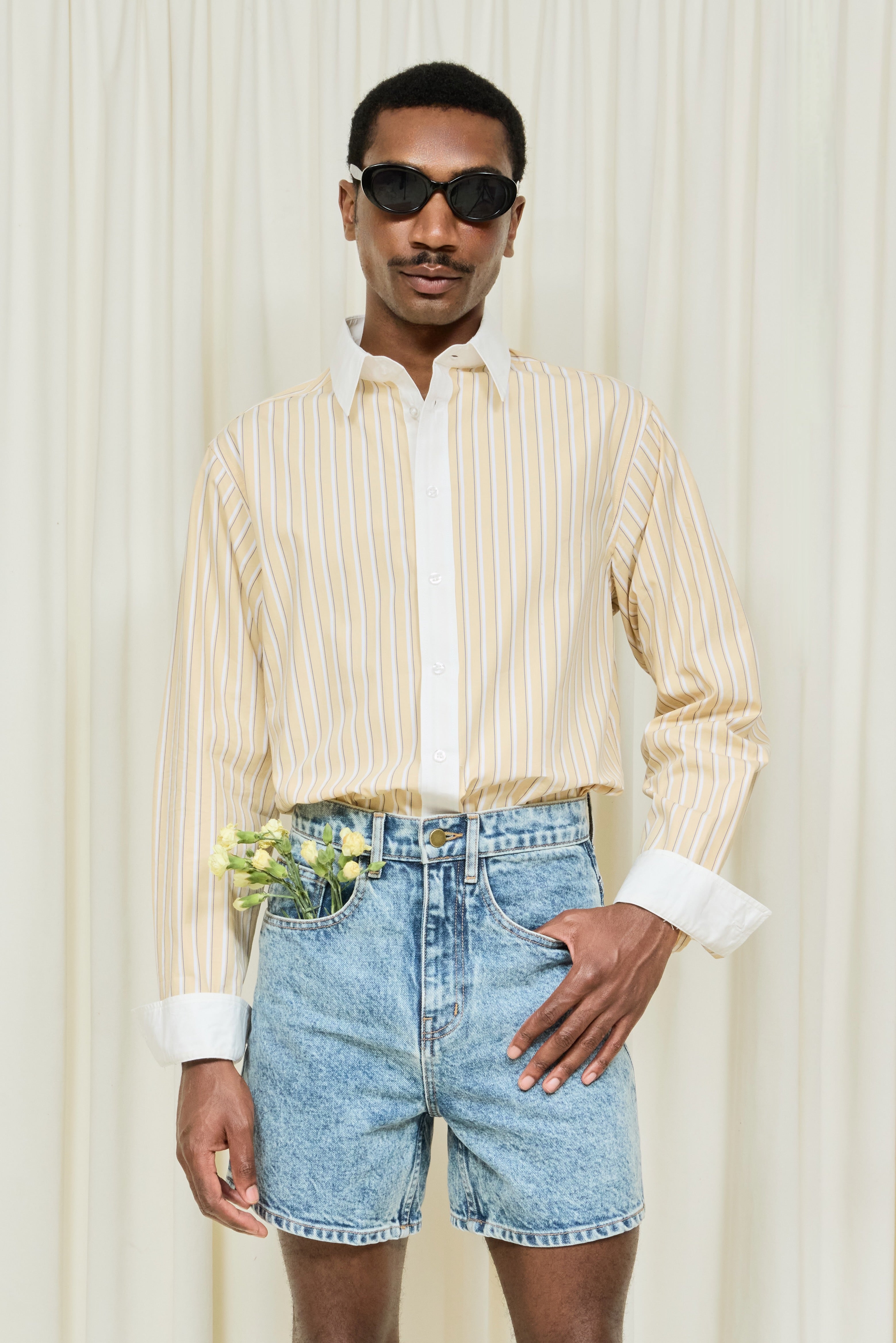 Rodney Contrast Placket Shirt