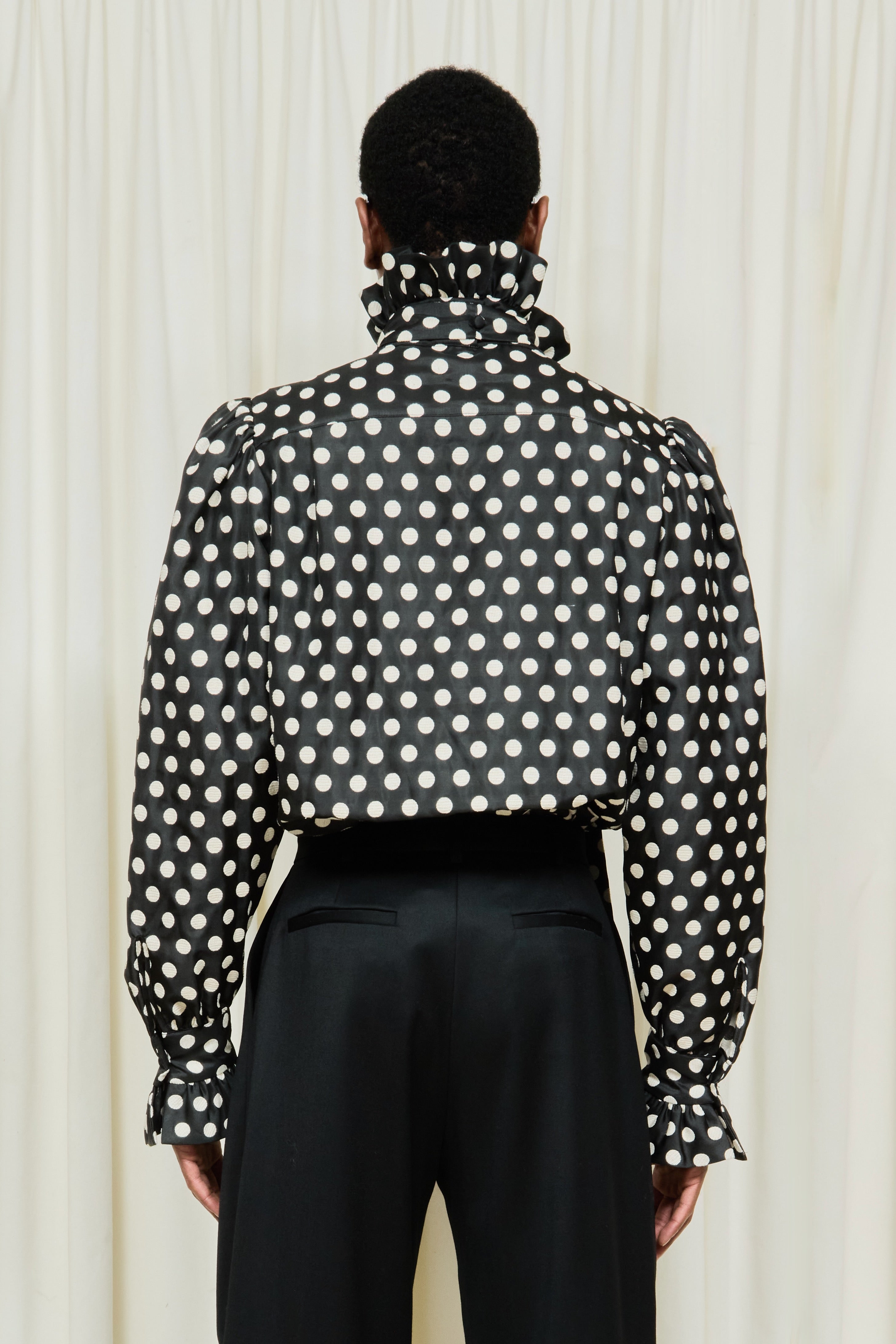 Simone Oversized Pussybow Blouse