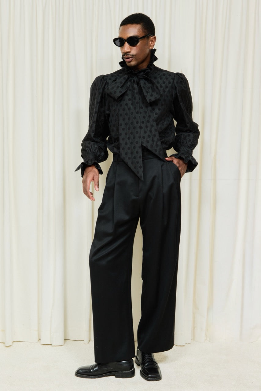 Simone Oversized Pussybow Blouse