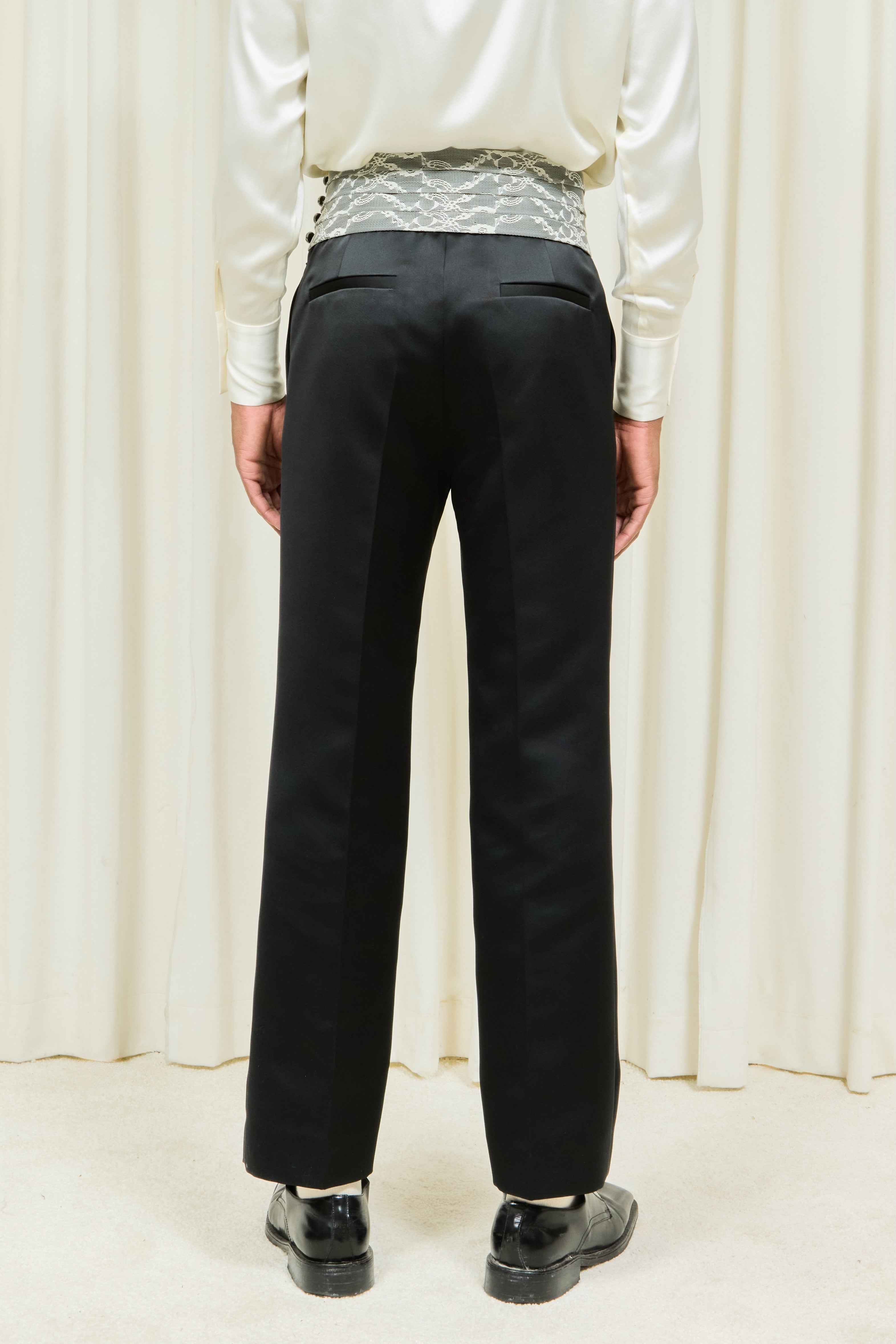 Verlin Lace Cummerbund Trouser