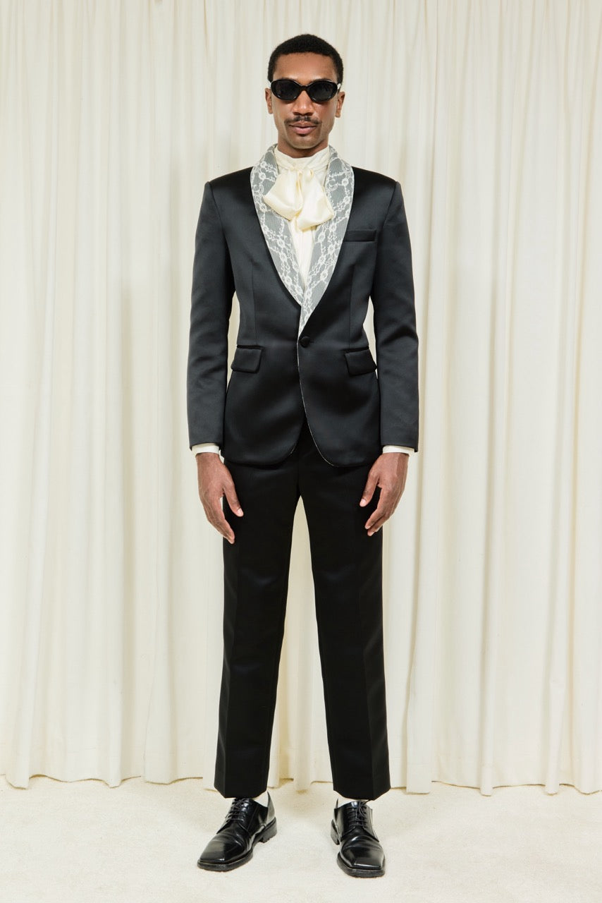 Verlin Lace Cummerbund Trouser