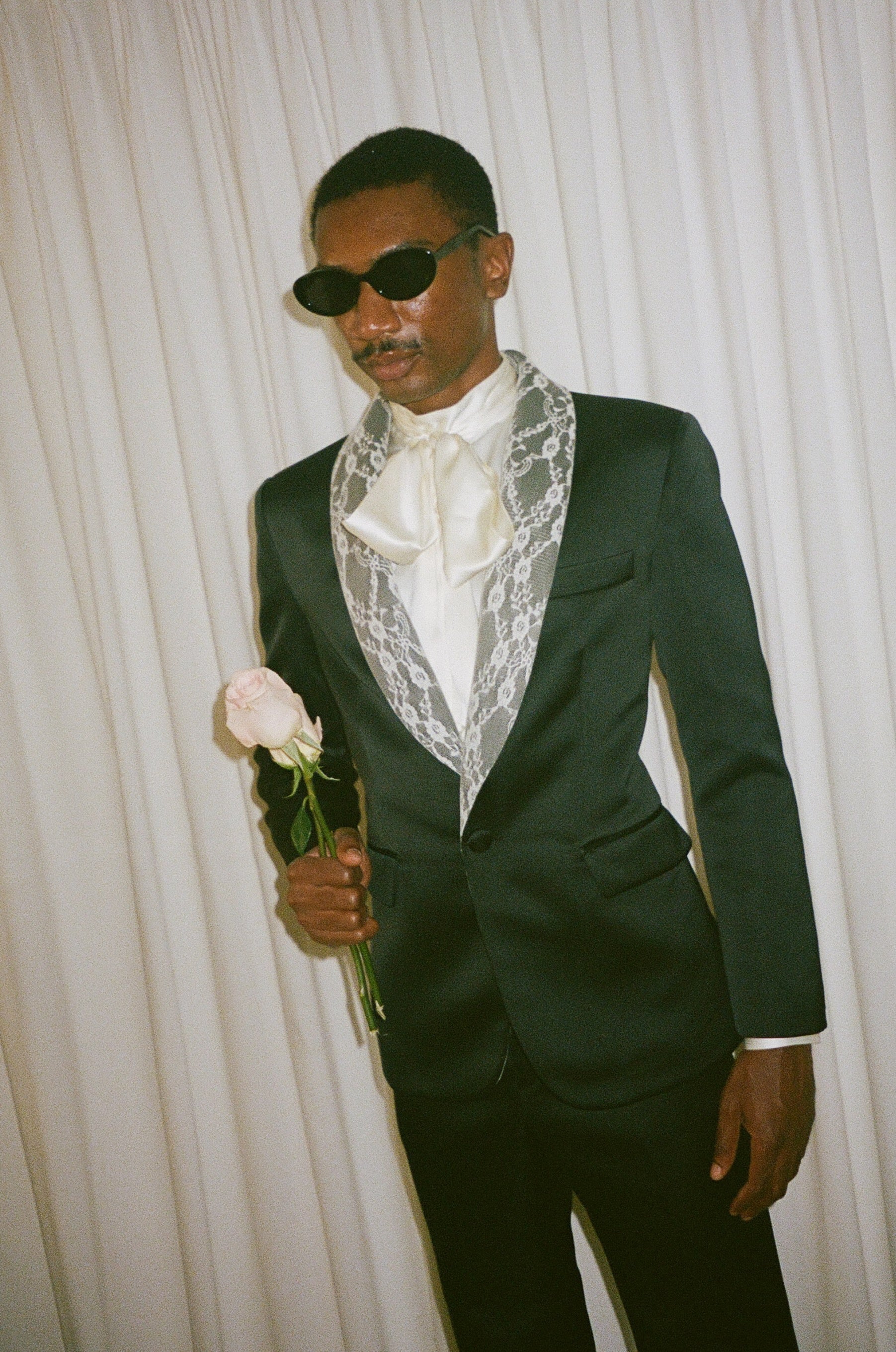 Verlin Lace Cummerbund Trouser