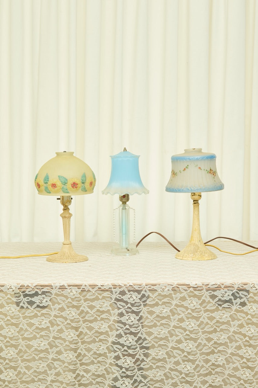 Vintage Art Deco Boudoir Lamp
